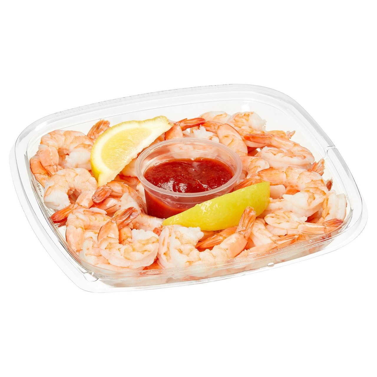 Shrimp Cocktail with Cocktail Sauce & Lemon Per Lb - Image 1