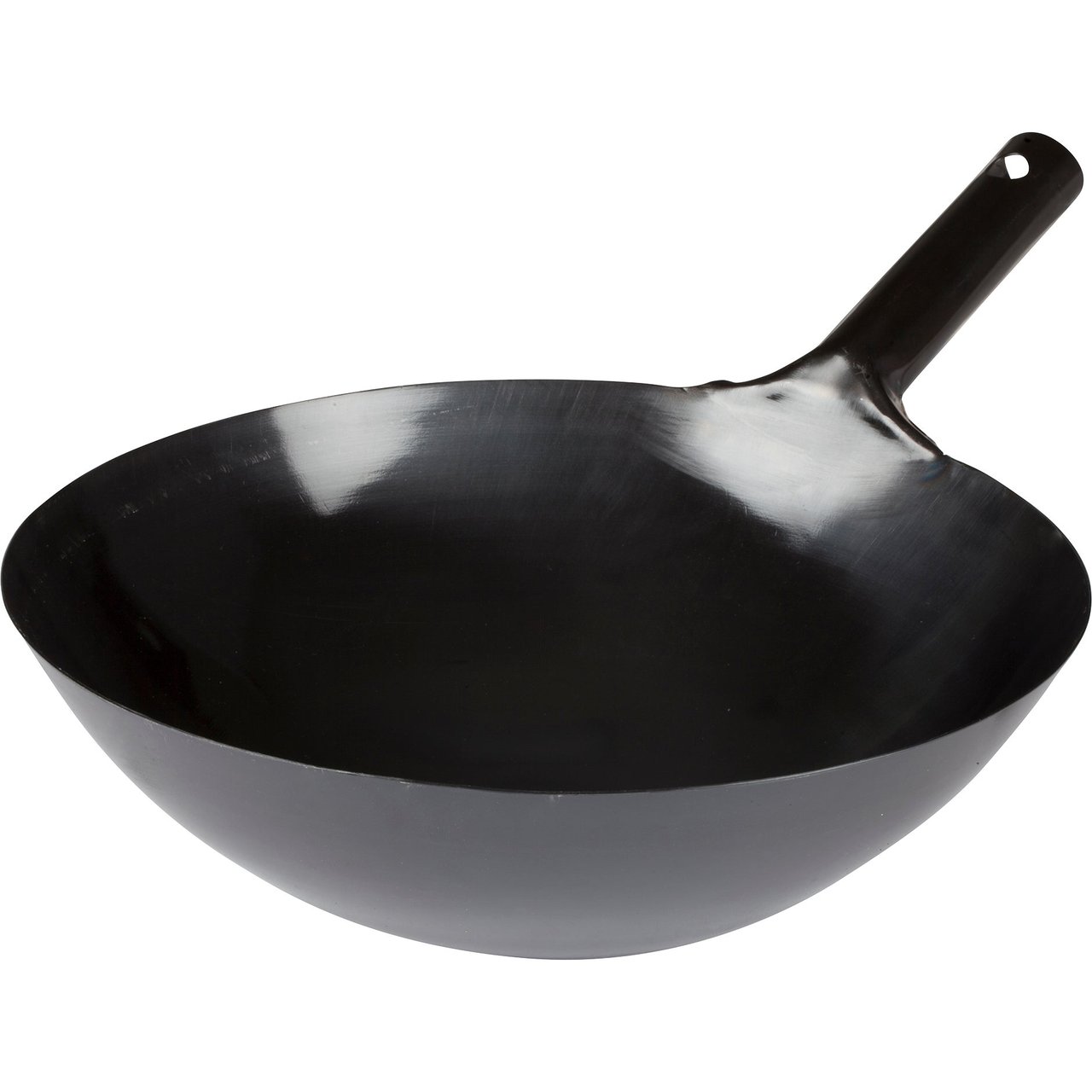 Winco 14" Carbon Steel Wok #WOK-34