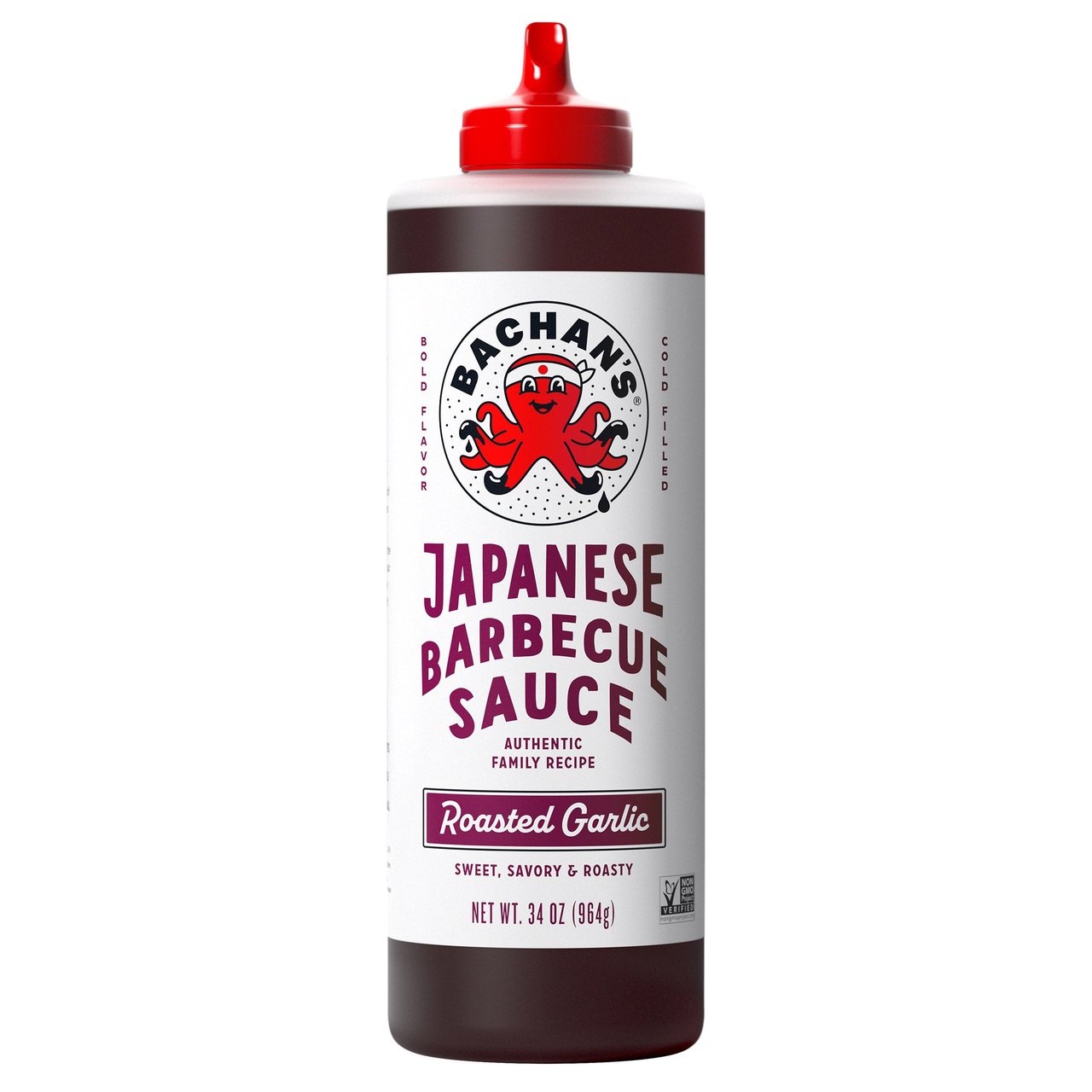 Bachan's Roasted Garlic Japanese BBQ Sauce 34 oz - Image 1