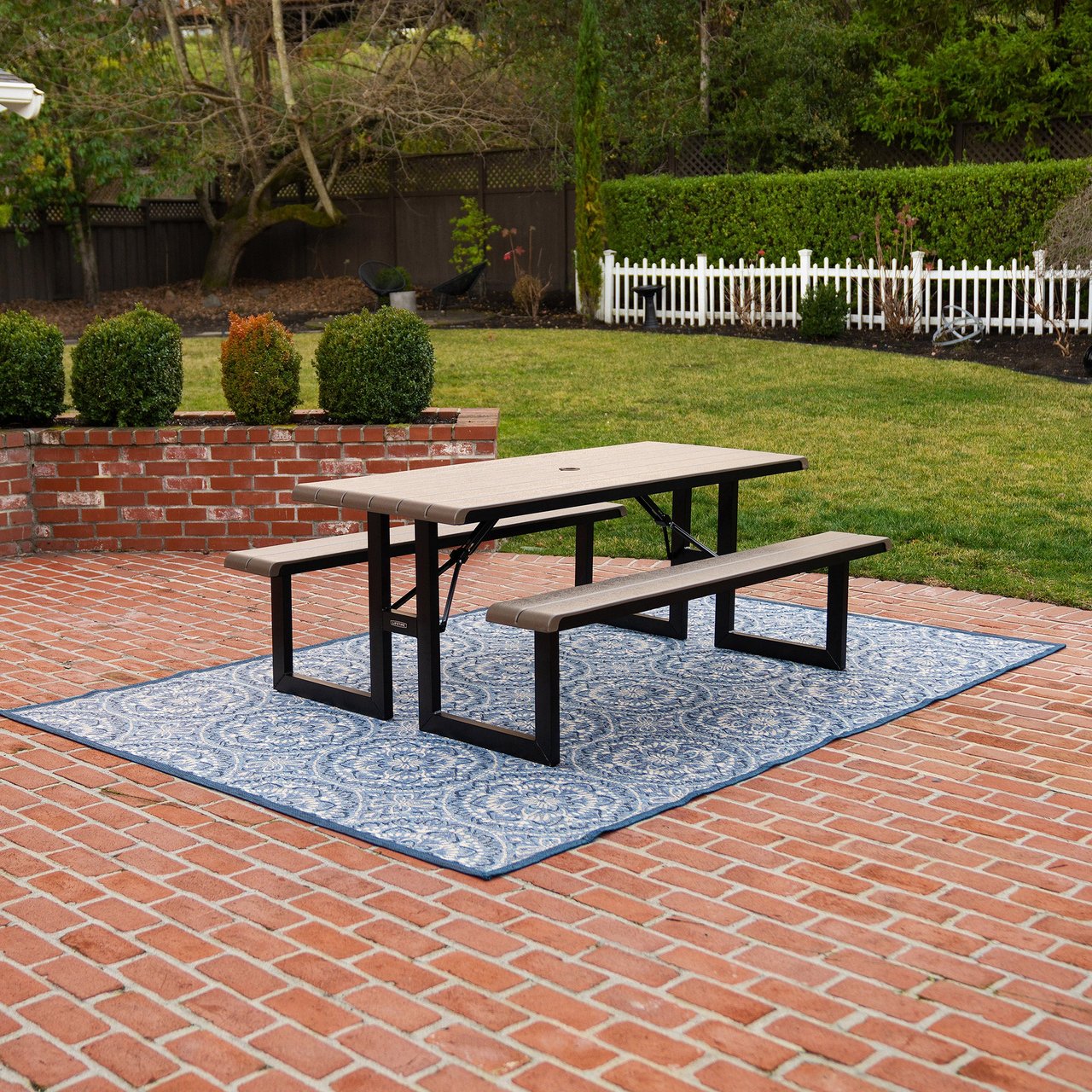 Lifetime Folding Picnic Table Commercial Quality - Image 1