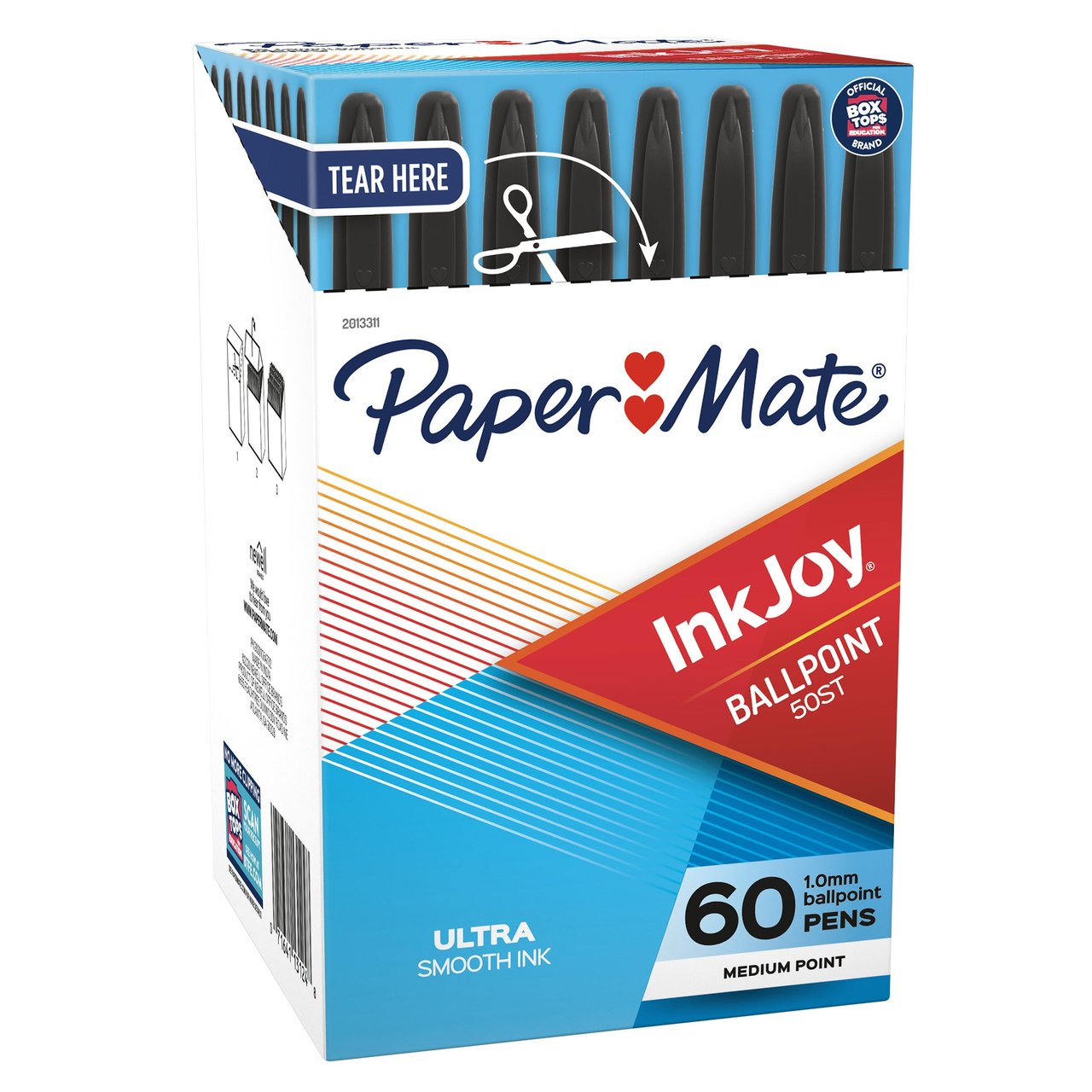Paper Mate InkJoy 50ST Medium Point Black Ballpoint Pens, 60 Count - Image 1