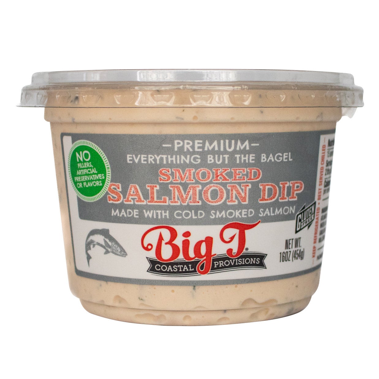 Big T Salmon Dip, 16 oz Container - Image 1