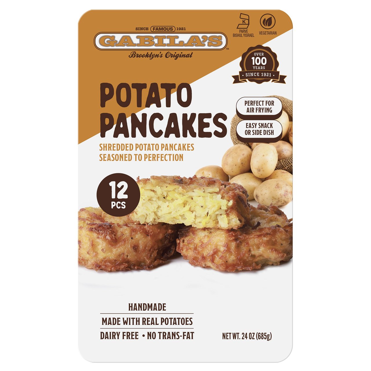Gabila's Potato Pancakes 12 Count 24 Ounces - Image 1