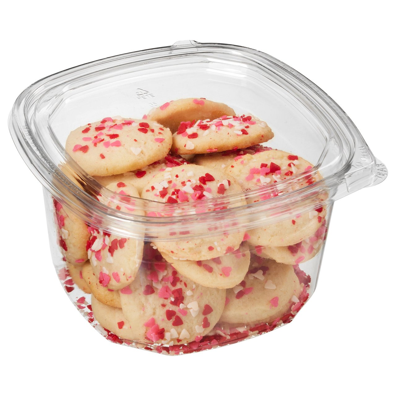 Kirkland Signature Butter Sugar Cookies with Heart Sprinkles, 24-Count - Image 1