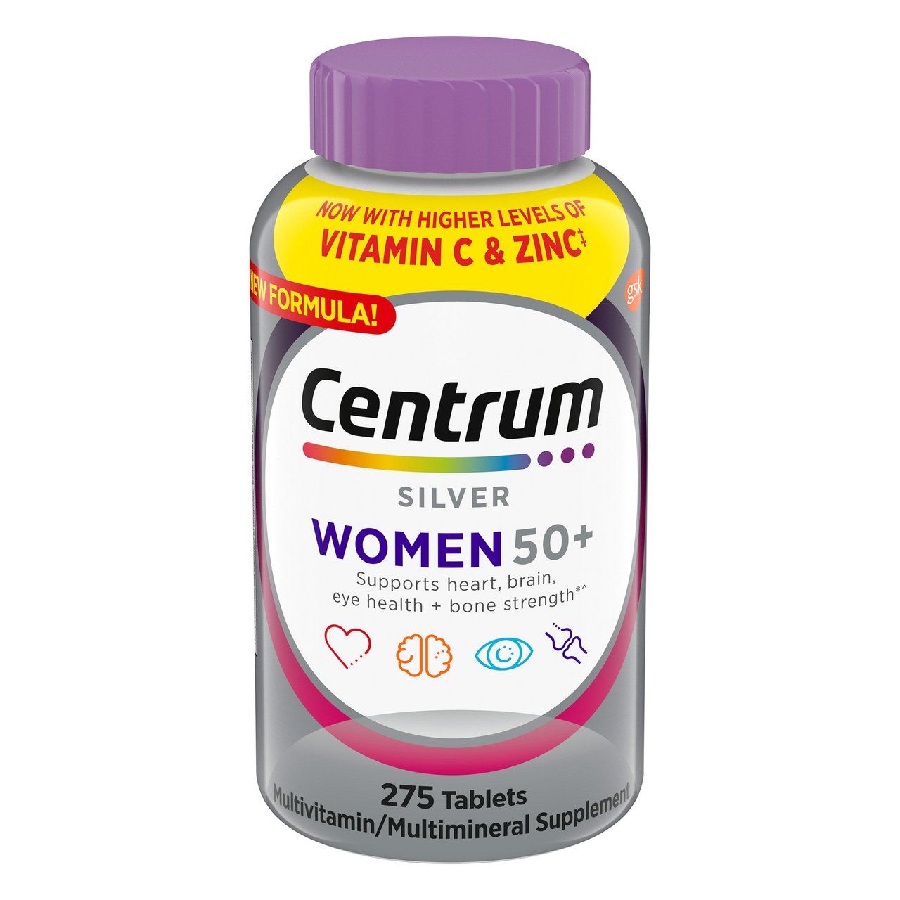 Centrum Silver Women 50+ Multivitamin, 275 Tablets - Image 1
