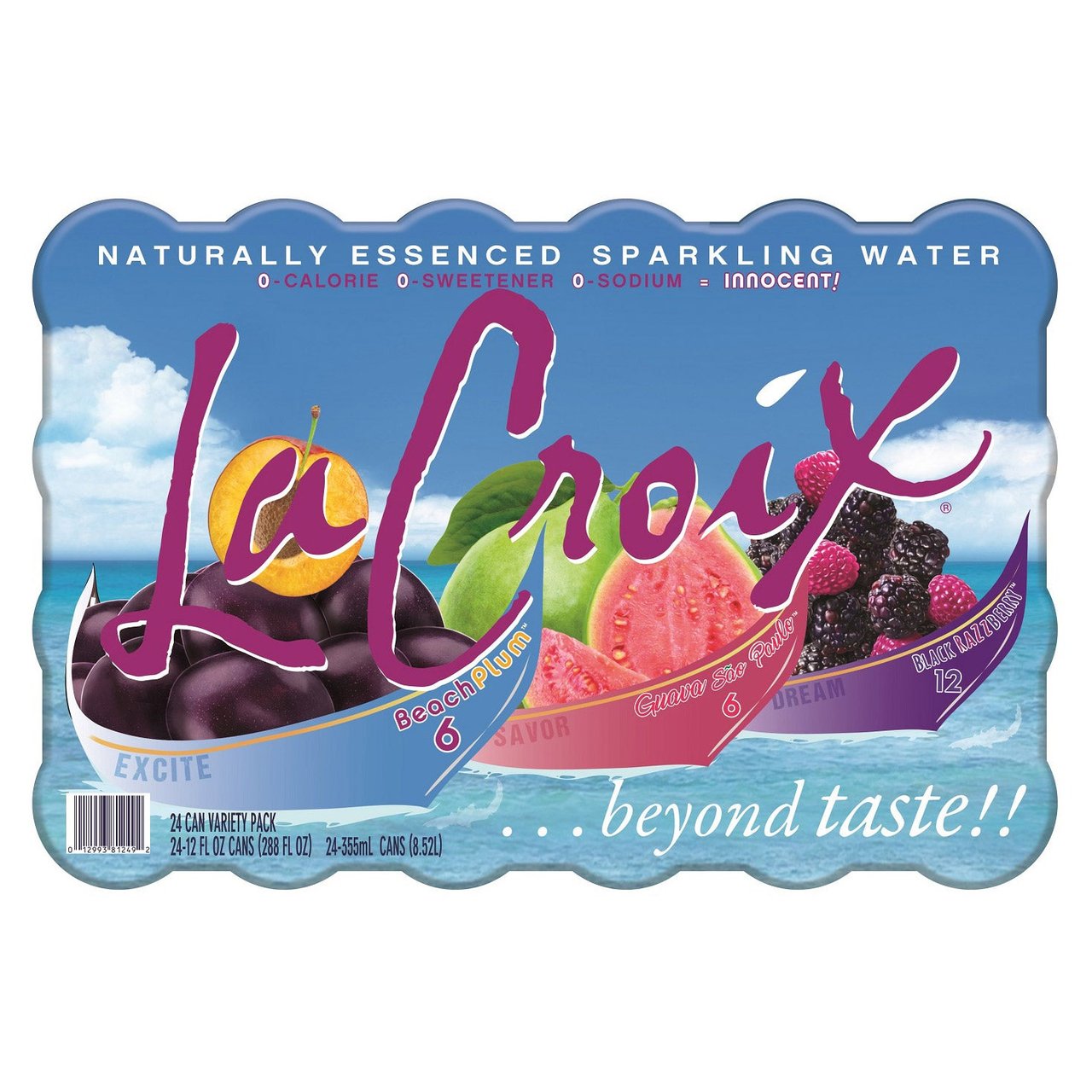 La Croix Variety Pack 24/12 FL OZ (9 Quarts)