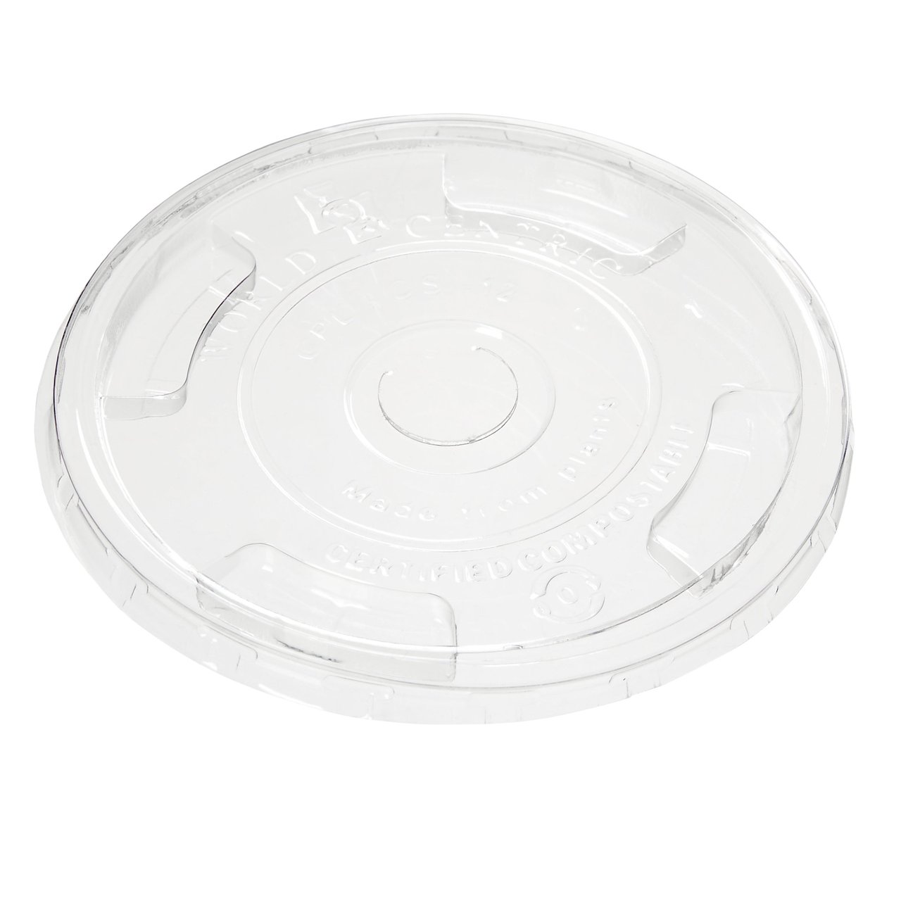 World Centric 9-24 oz Cold Cup Lid, Compostable, 200 ct