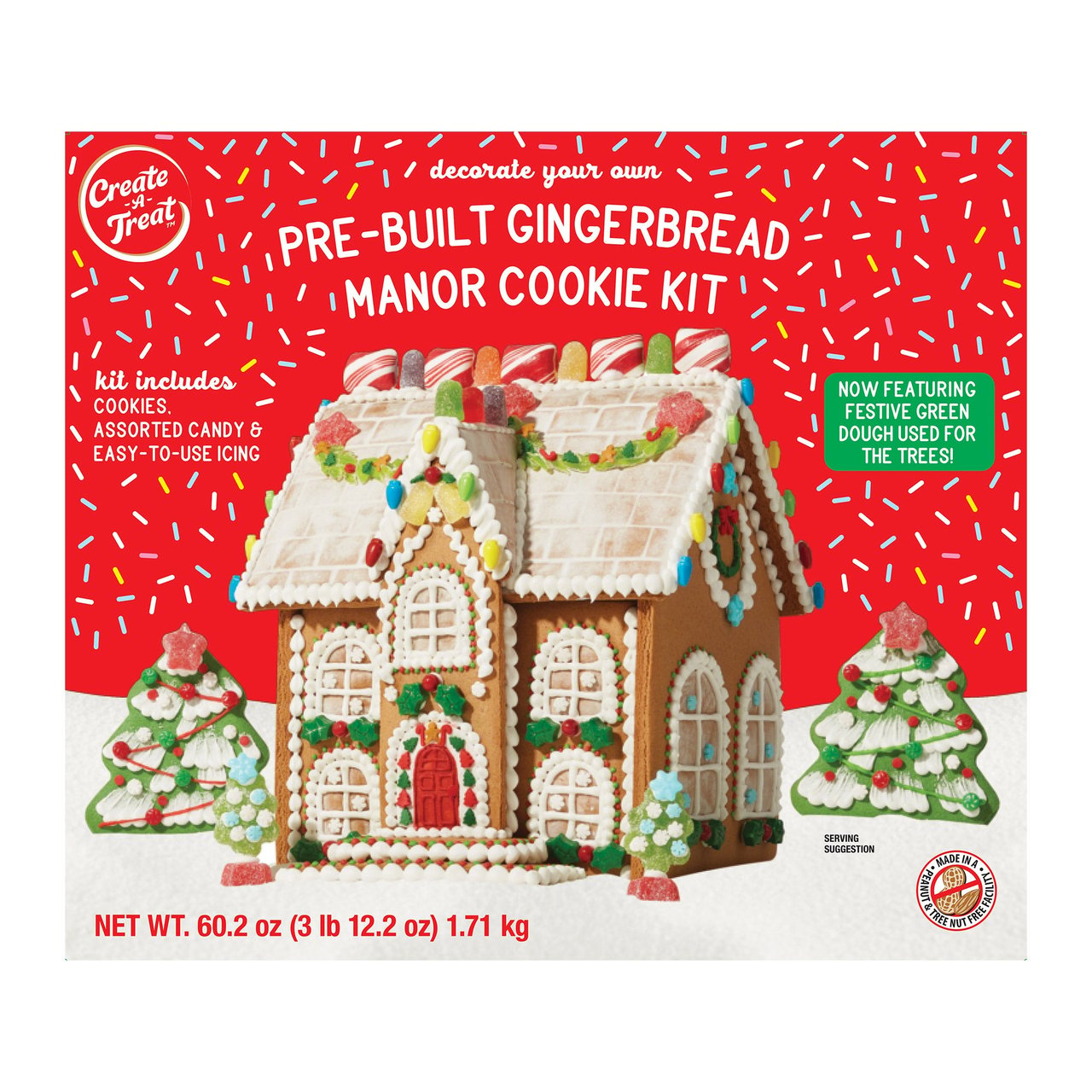 Create A Treat Gingerbread Manor Kit, 60.16 Ounce Box - Image 1