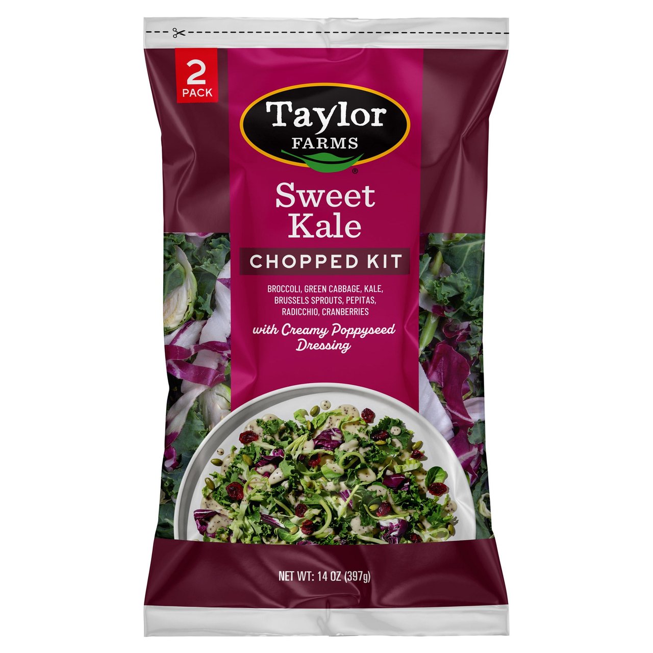 Sweet Kale Salad 2-Pack - 14 oz - Image 1