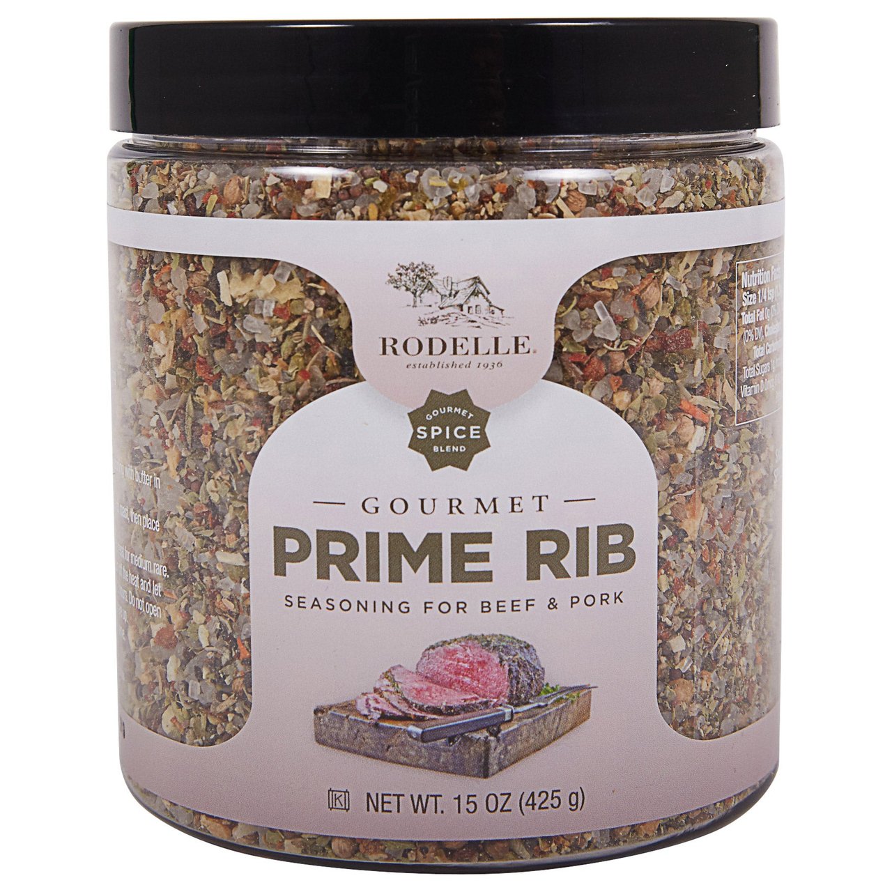 Rodelle Gourmet Prime Rib Seasoning 15 oz