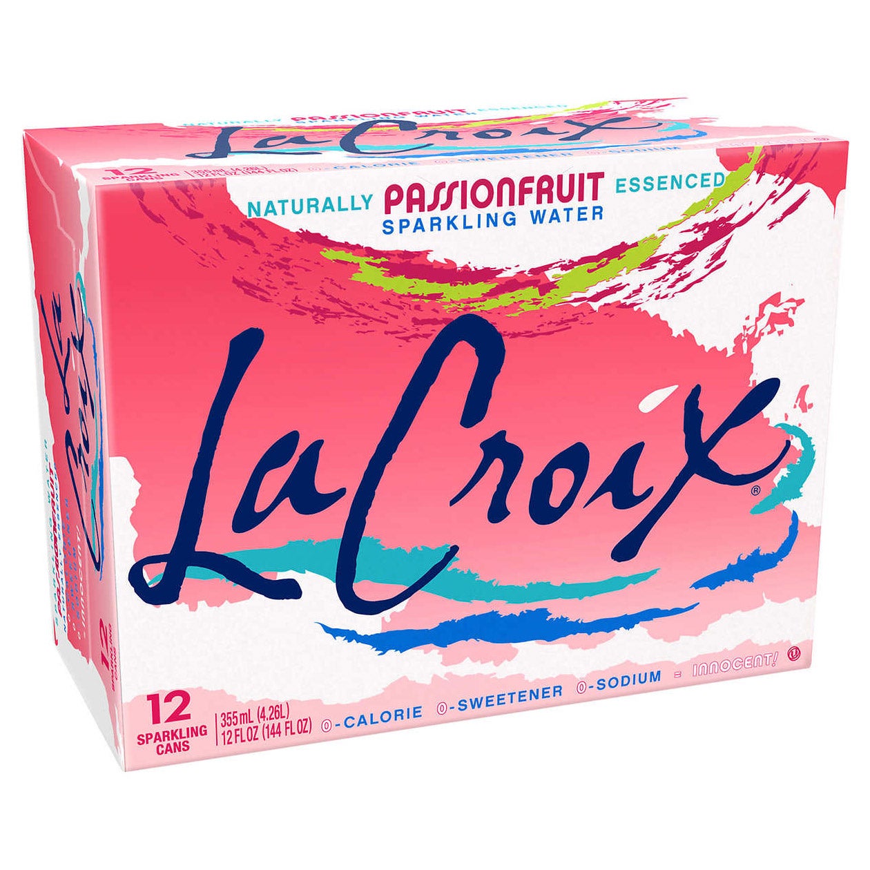 LaCroix Sparkling Water, Passionfruit, 12 fl oz, 24-Count Cans