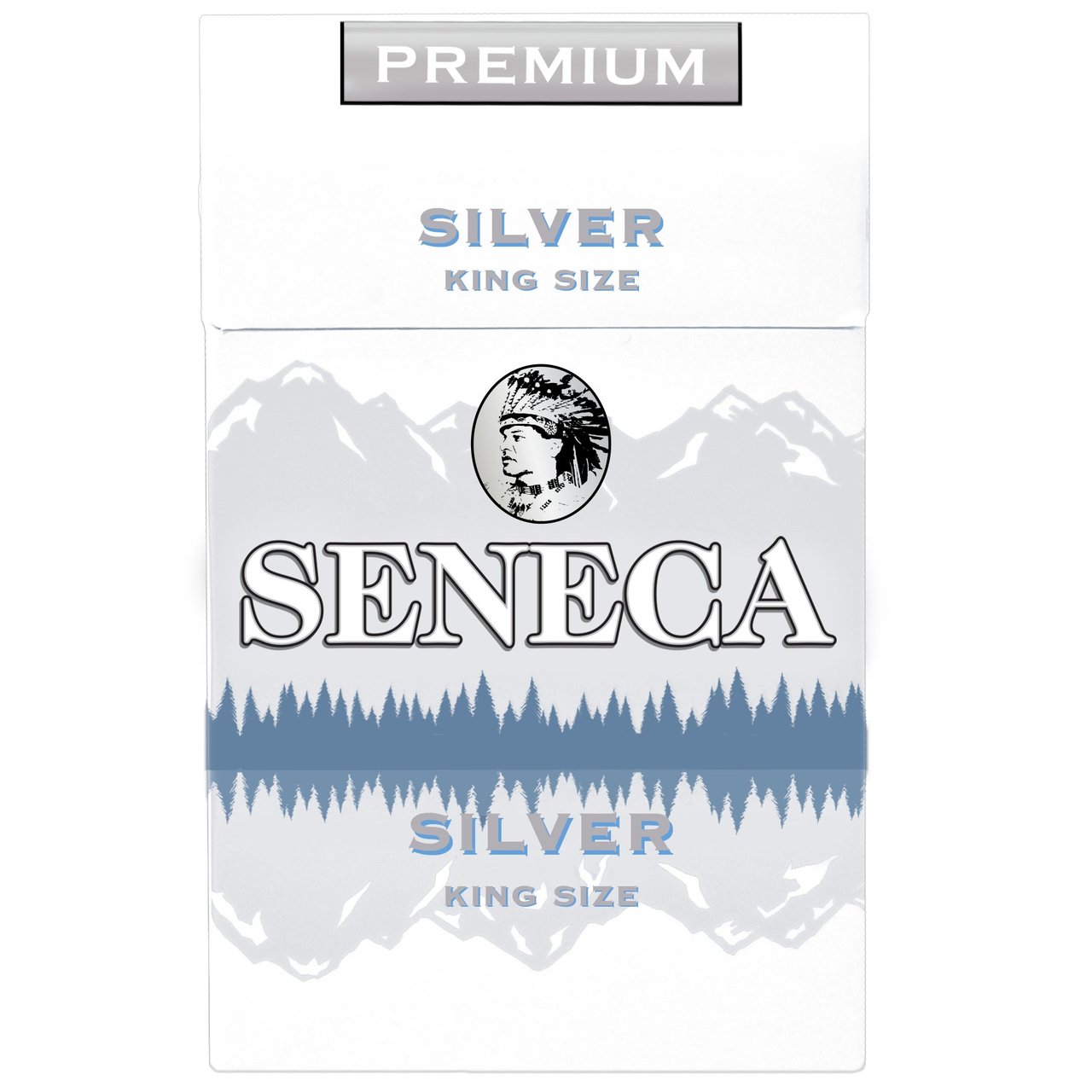 king size cigarettes Seneca Silver King Box Cigarettes (#1766463)