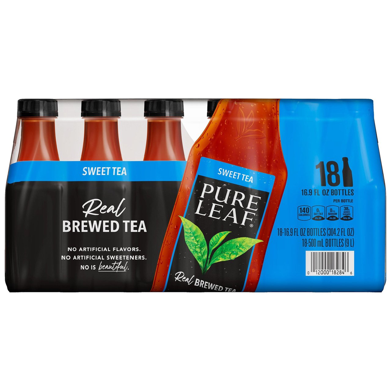 Pure Leaf Sweet Tea, 18-Count / 16.9 fl oz Bottles - Image 1
