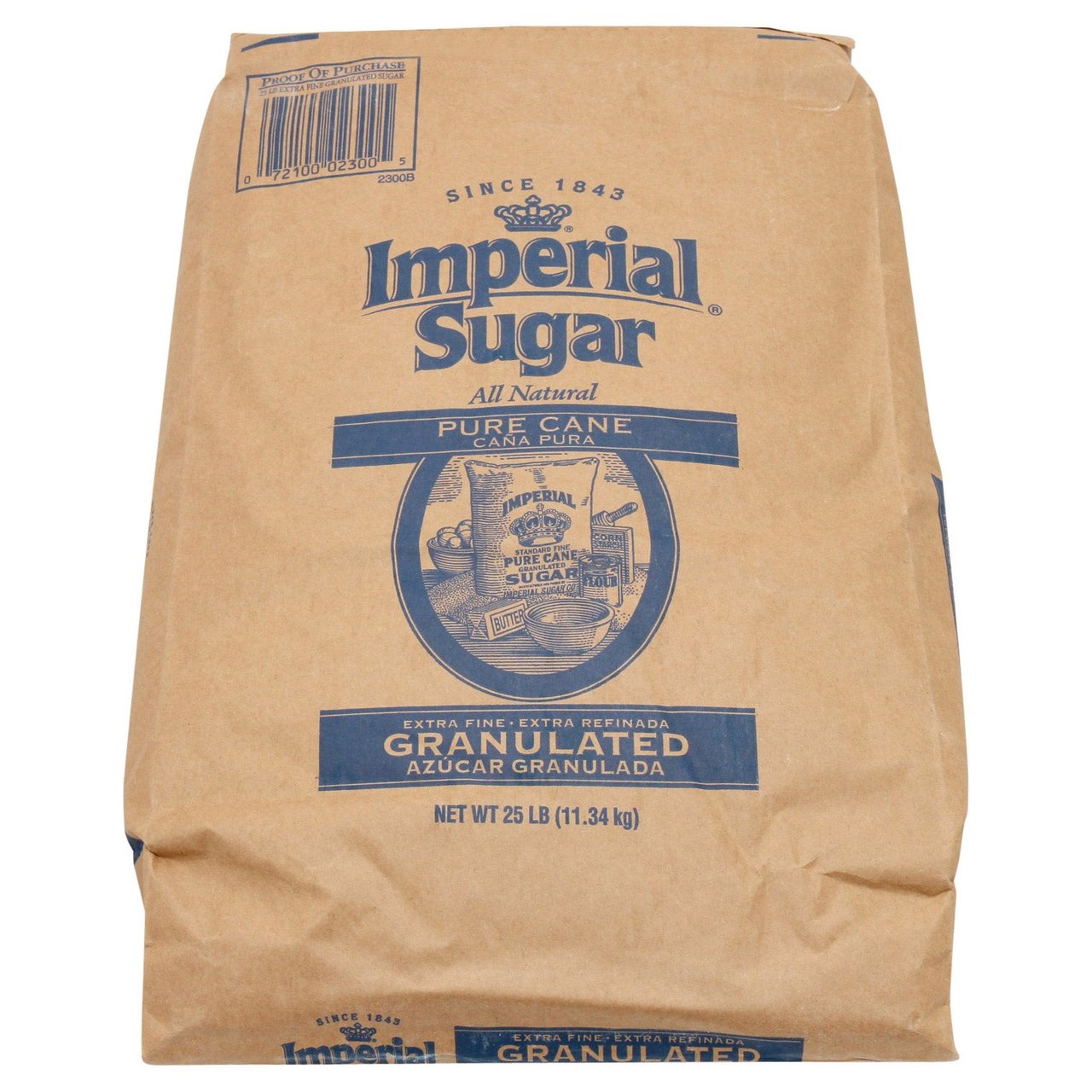 Imperial Granulated Sugar 25 lbs