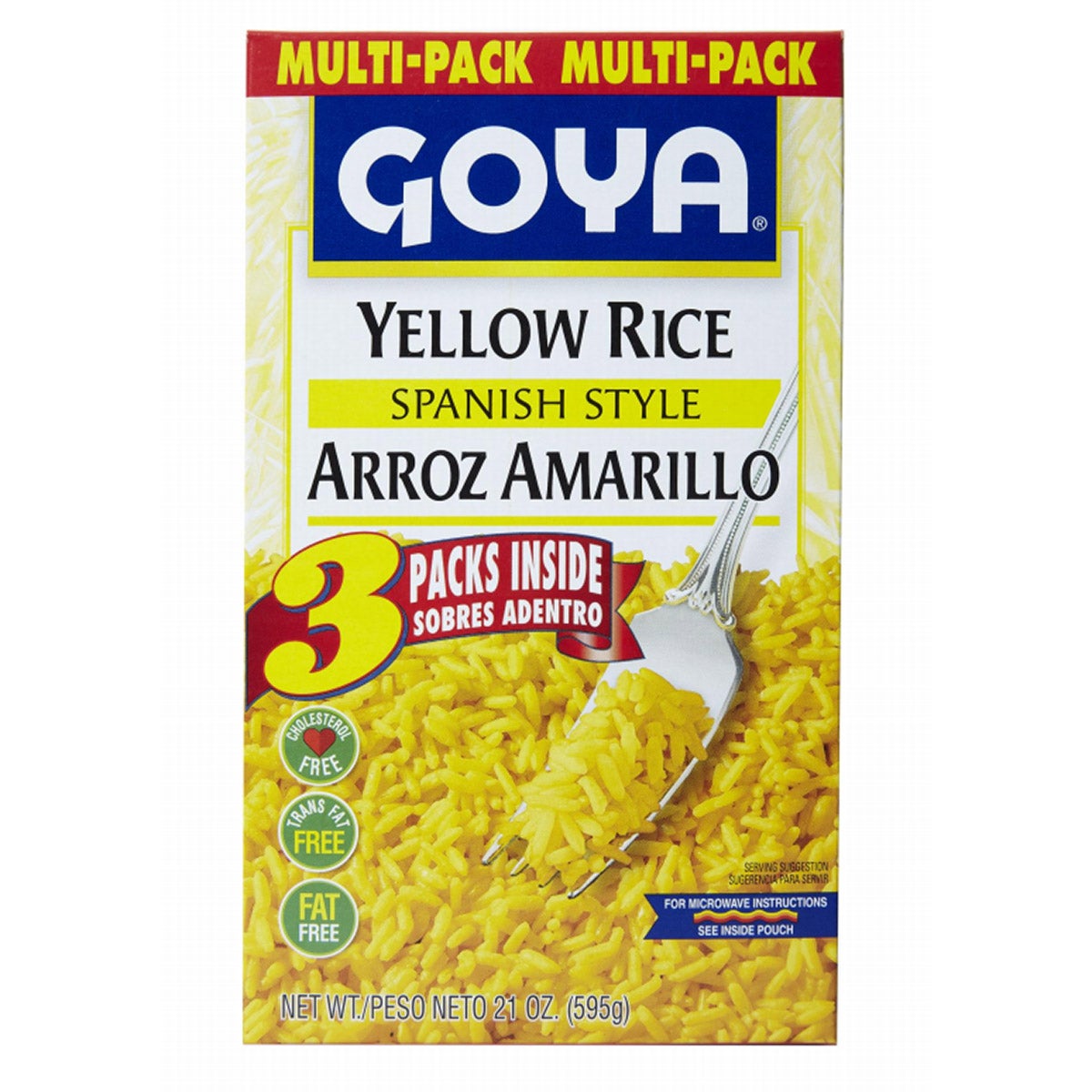 Goya Yellow Rice 2/21 oz (2.625 lbs)