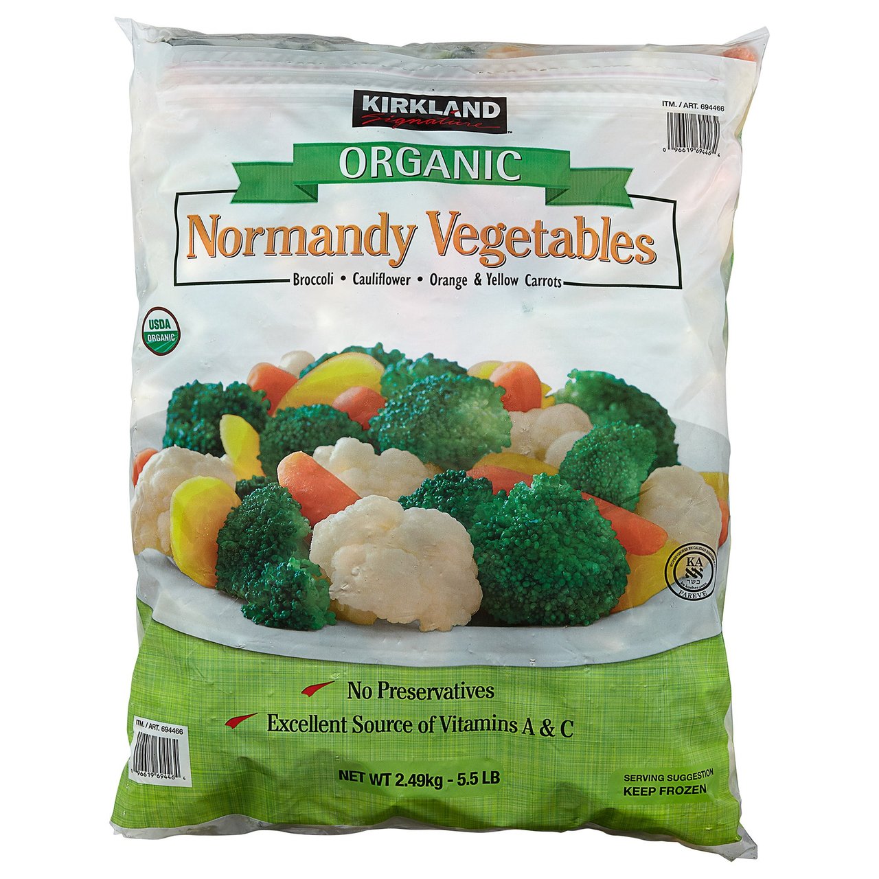 Kirkland Signature Organic Normandy Vegetables 5.5 lb - Image 1