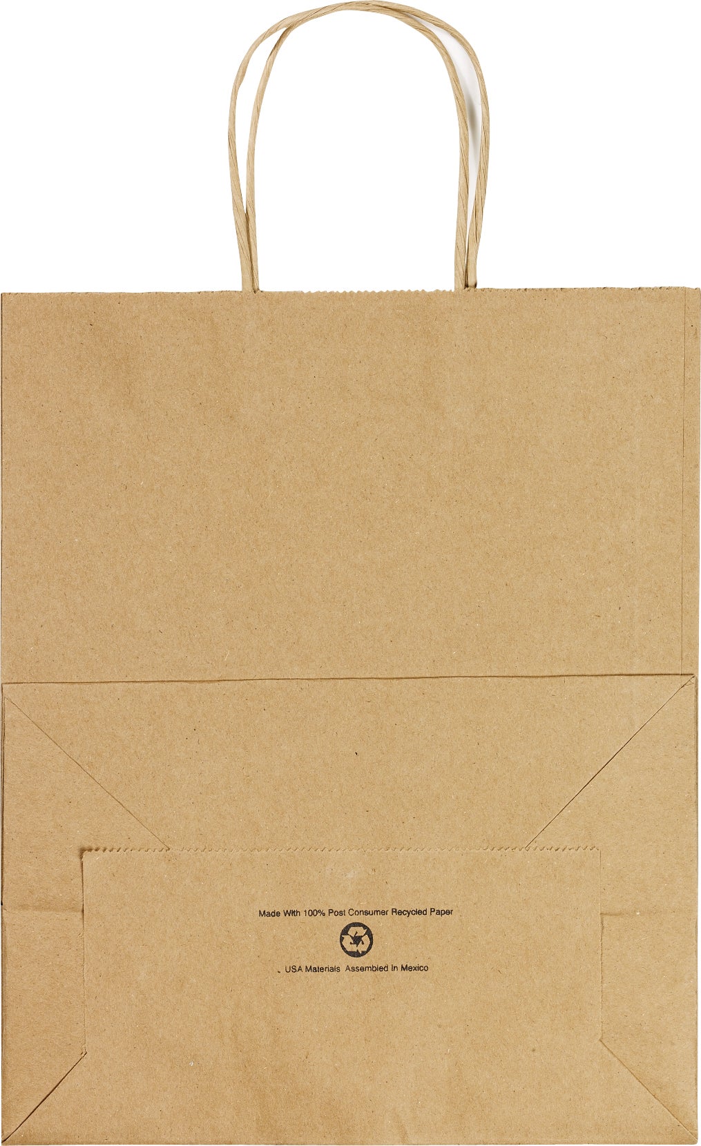 Duro Bistro Shopping Kraft Bag with Handle, 250 Count