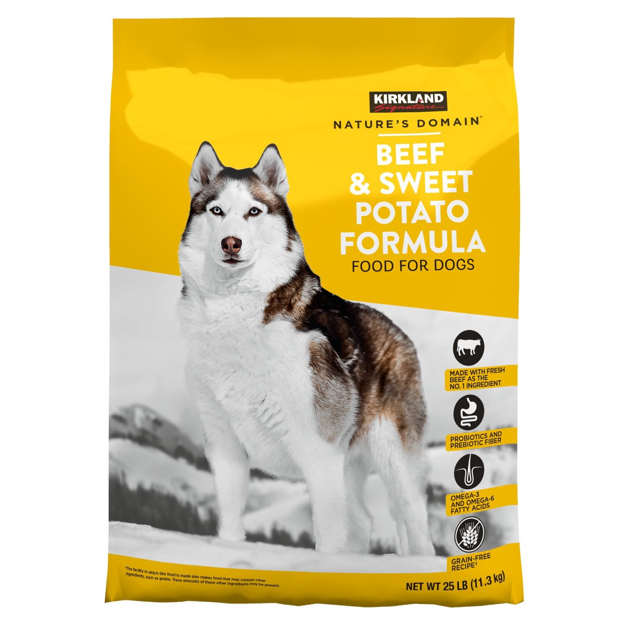 Kirkland Signature Nature's Domain Beef & Sweet Potato Dog Food 25 lb - Image 1