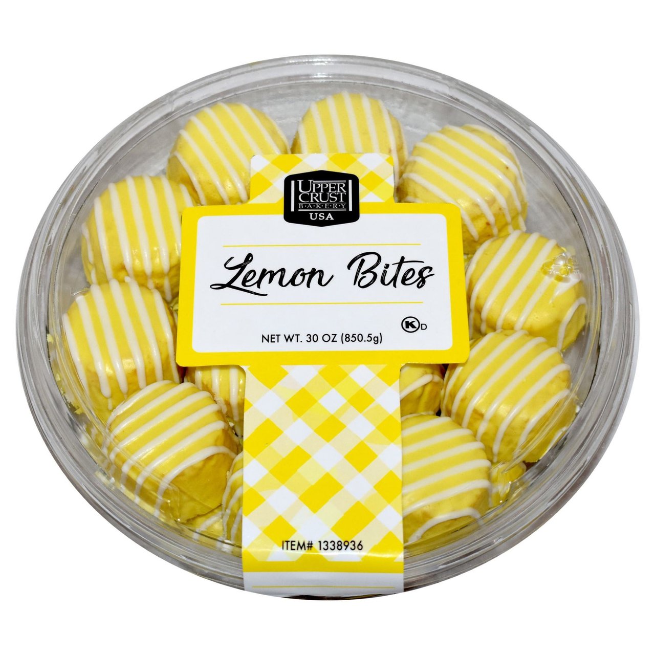 Upper Crust Bakery Mini Lemon Bites 30 Ounce Container - Image 1
