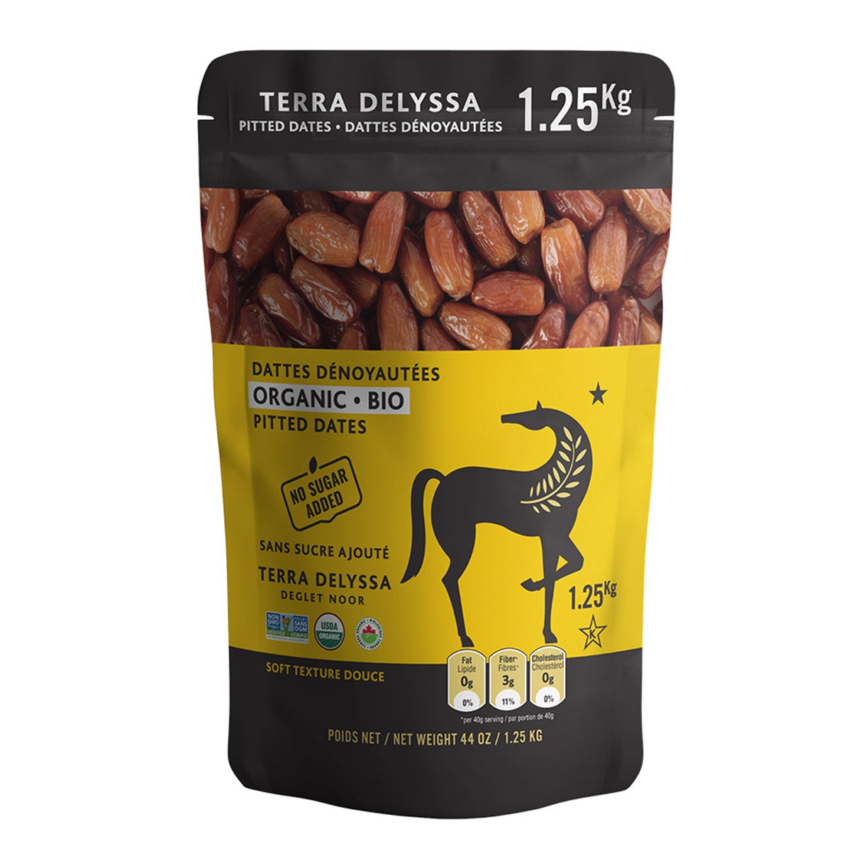 Terra Delyssa Organic Deglet Noor Dates 44 oz - Image 1