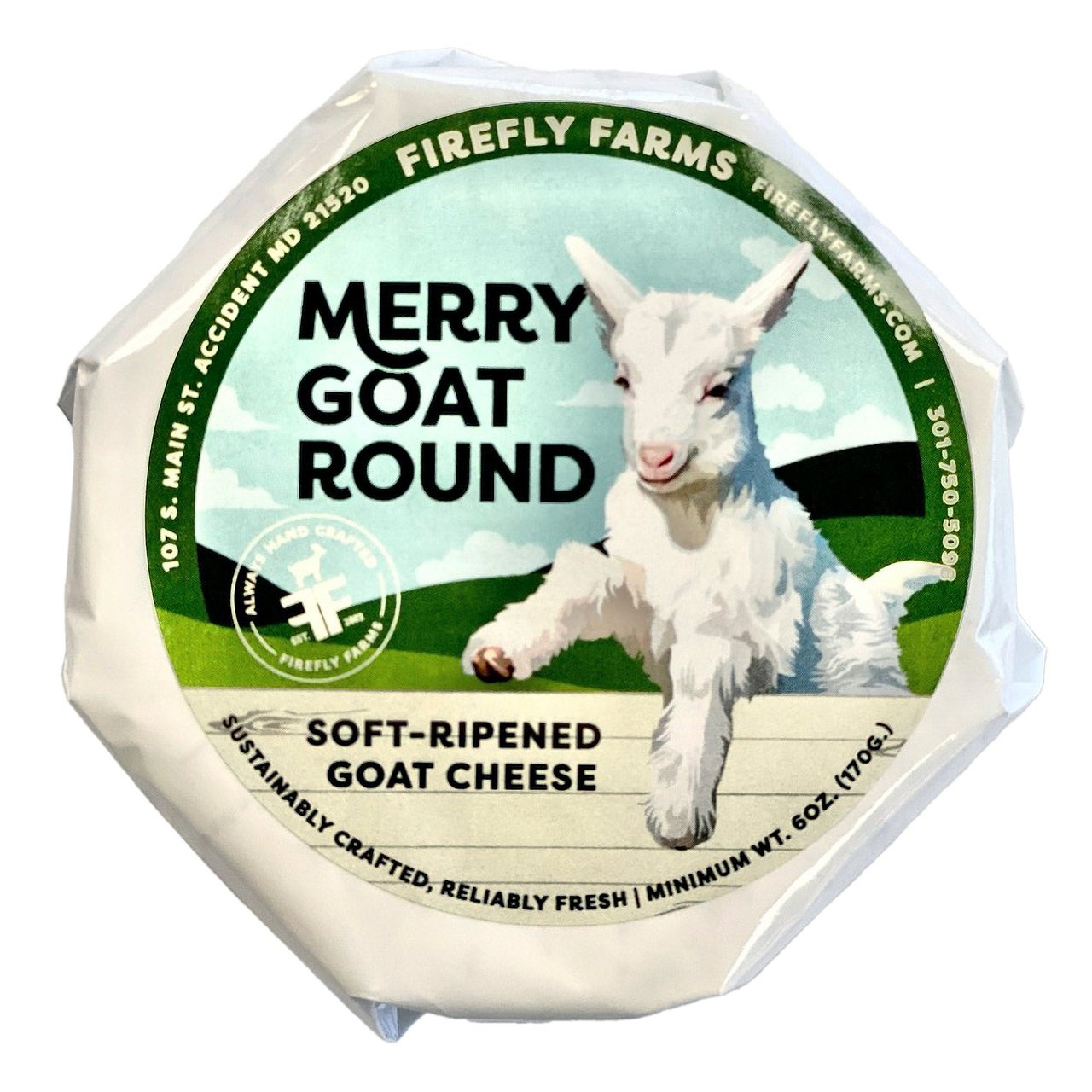 Firefly Farms Merry Goat Round 6 oz - Image 1