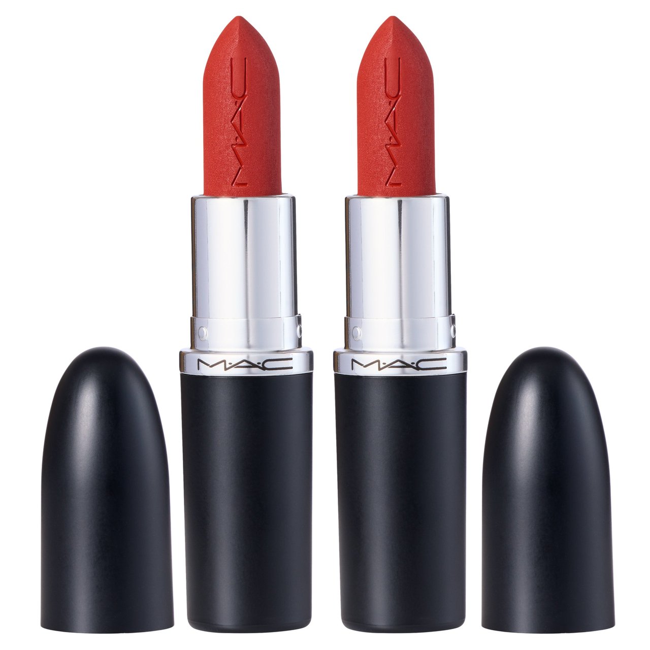 MAC MACximal Silky Matte Lipstick, 602 Chili, 0.12 oz, 2-Pack