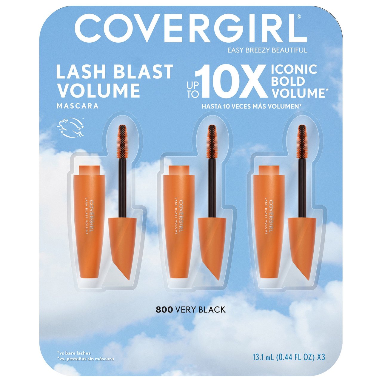CoverGirl LashBlast Volume Mascara, 0.44 FL OZ, 3-Pack - Image 1