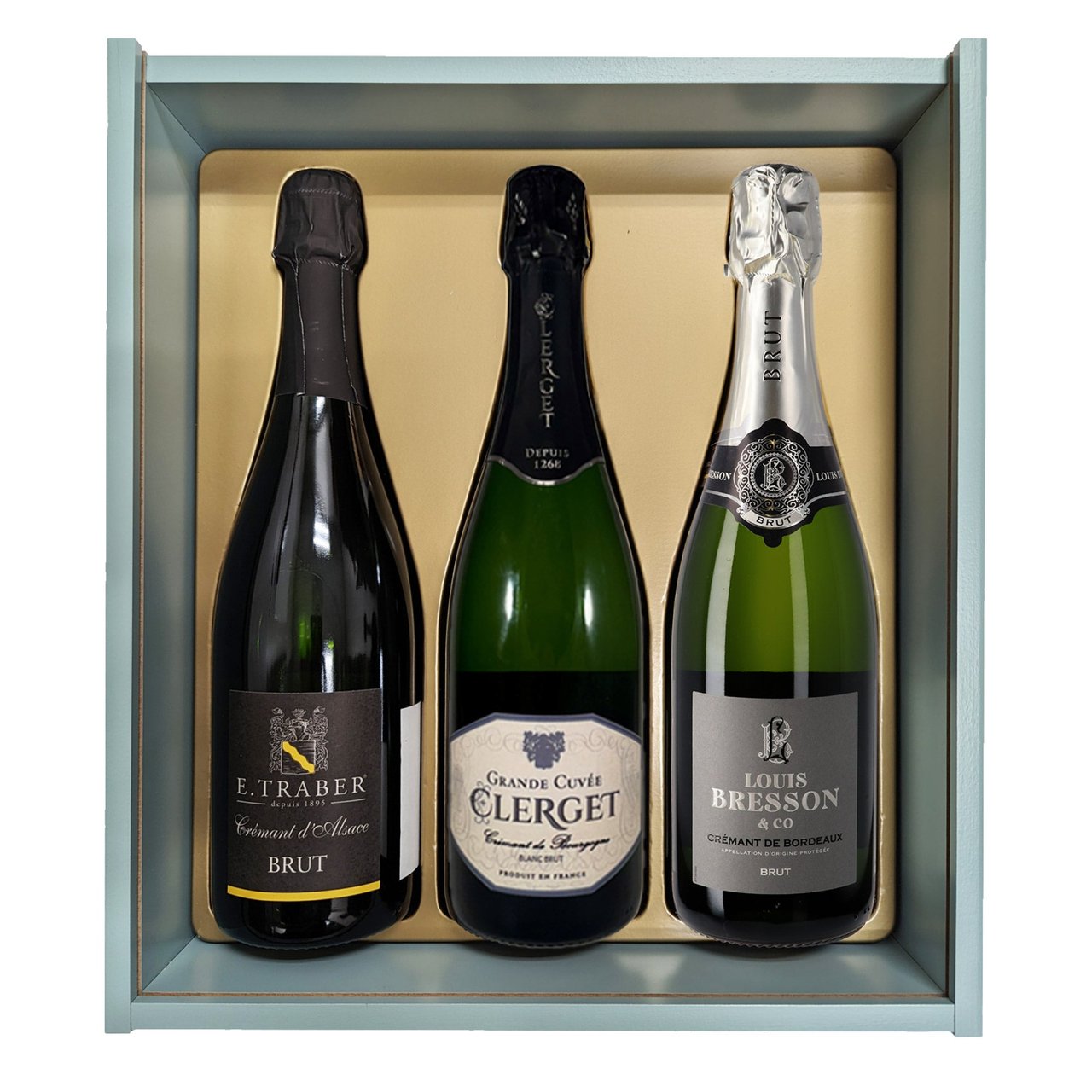 Grande Assemblée Crémant Variety France 3-Pack (750ML Each)