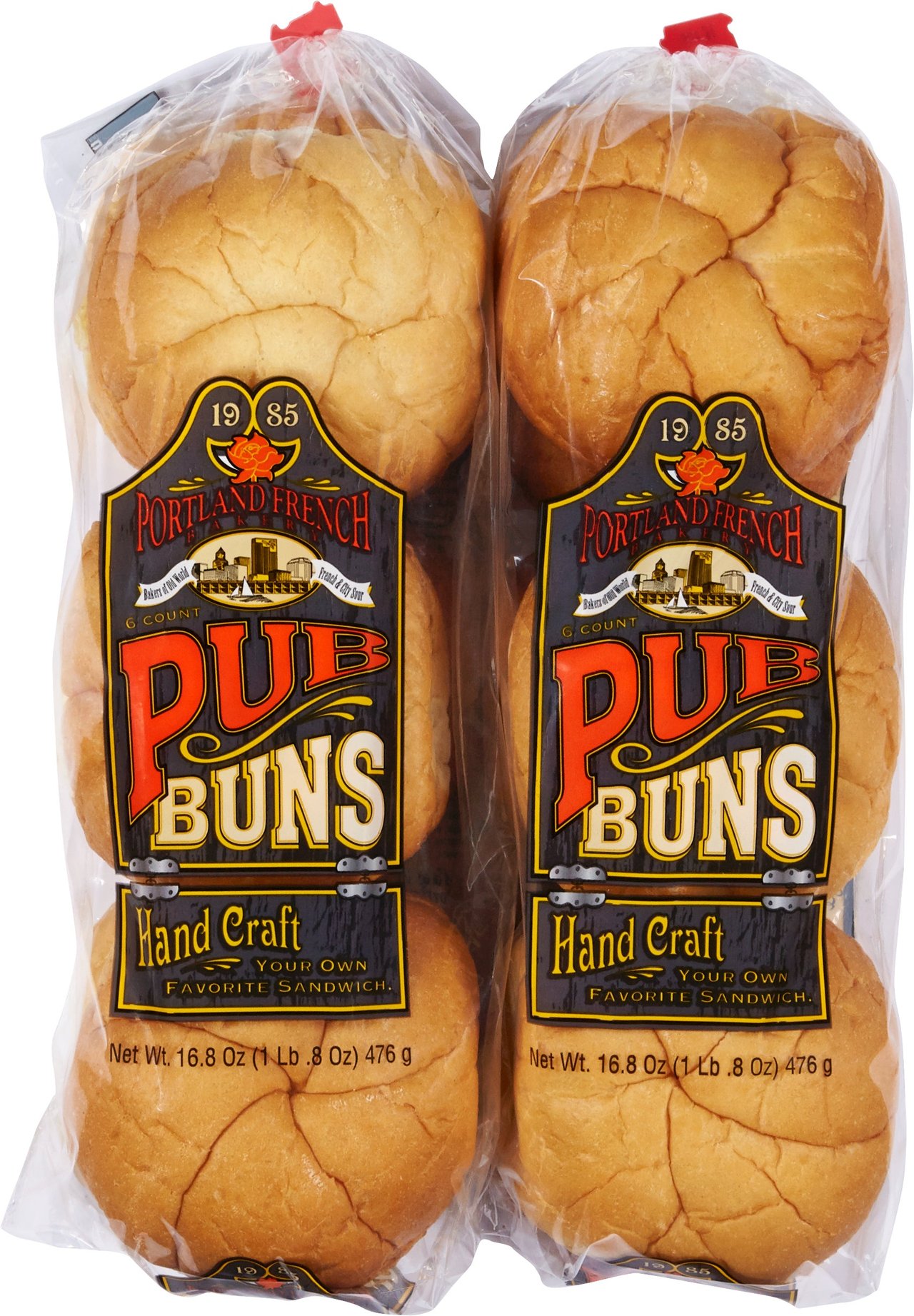 Portland French Pub Bun 4.5" 12 CT 33 oz - Image 1