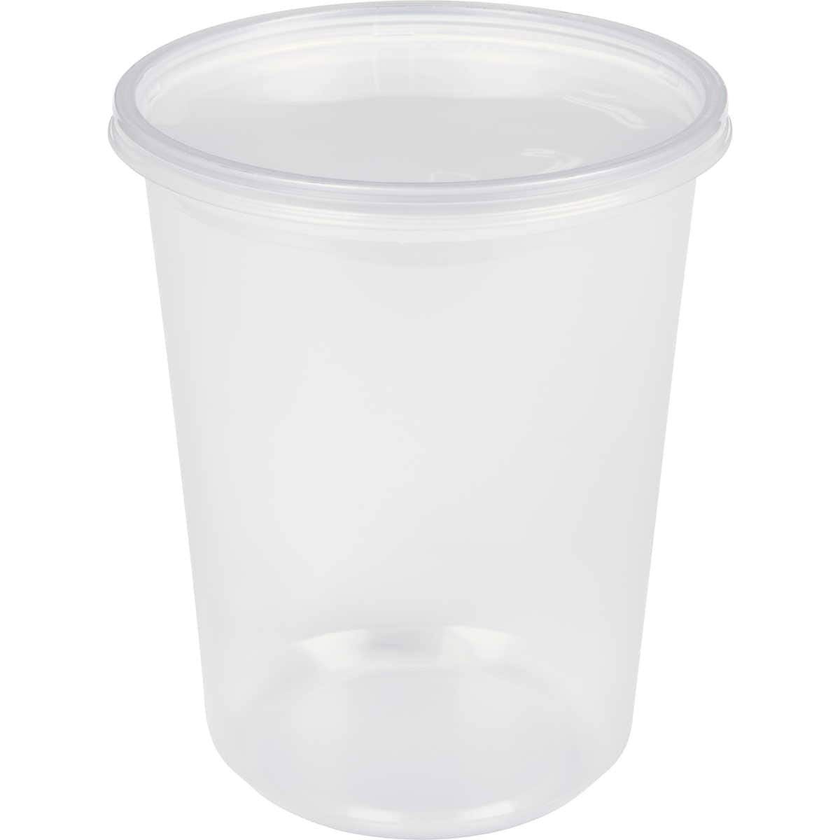 Fabri-Kal 32 oz Deli Container 500 Count PK32TC - Image 1