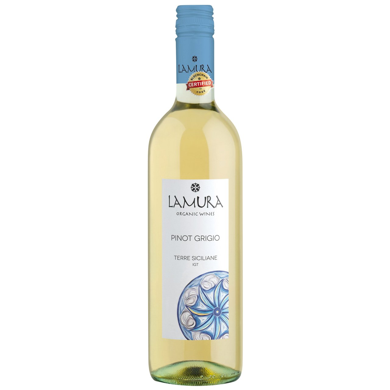 LaMura Pinot Grigio Made with Organic Grapes Italy 750 ML - Image 1
