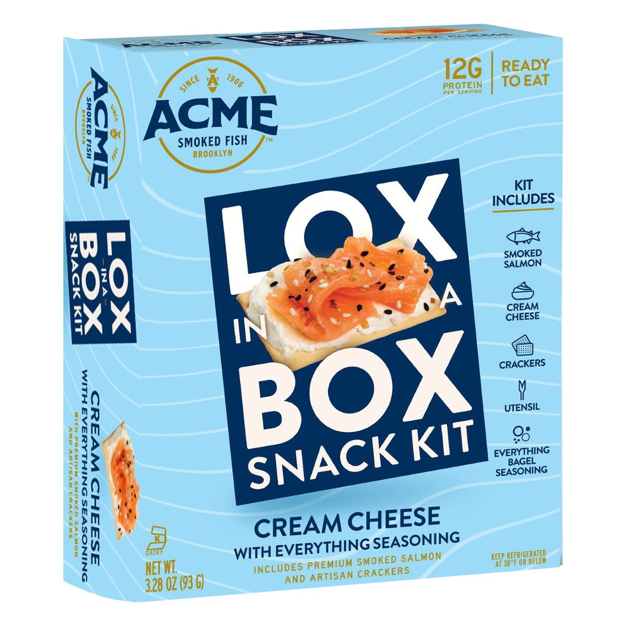 Acme Smoked Fish Lox in a Box 3/3.28 oz - Image 1