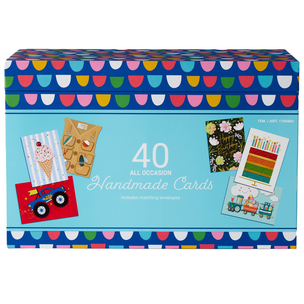 Hand Crafted All Occasion Greeting Cards, 40-Count - Image 1