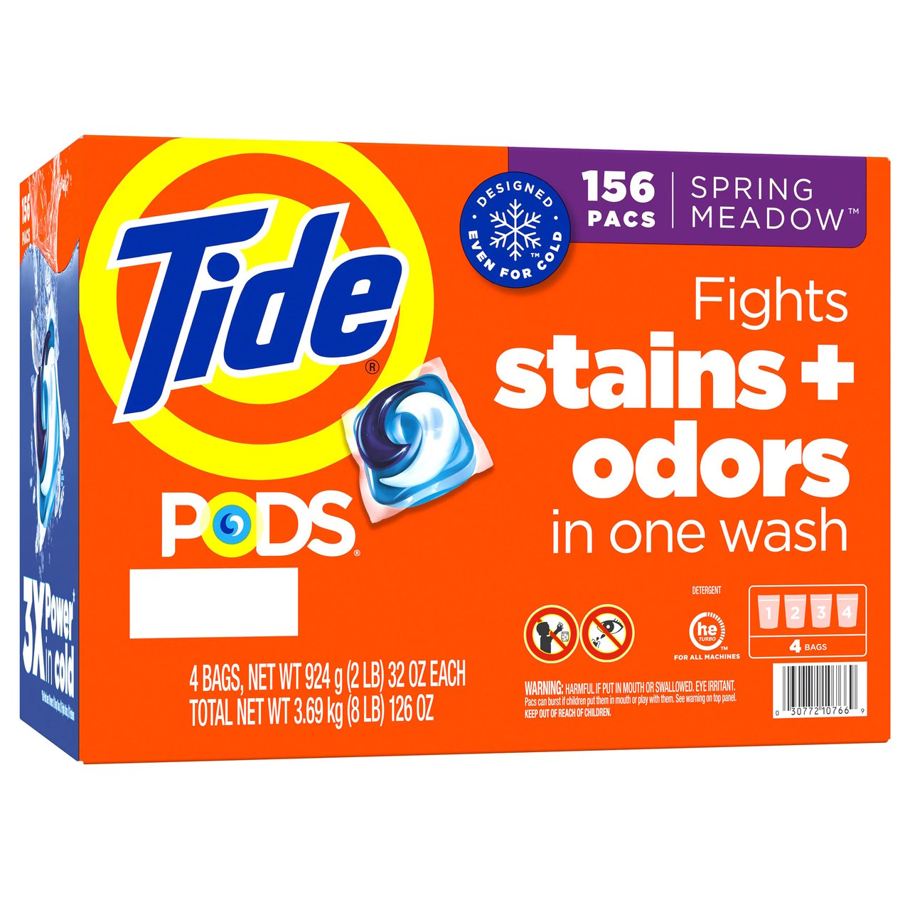 Tide PODS Spring Meadow Scent 156 CT (8 lbs) - Image 1