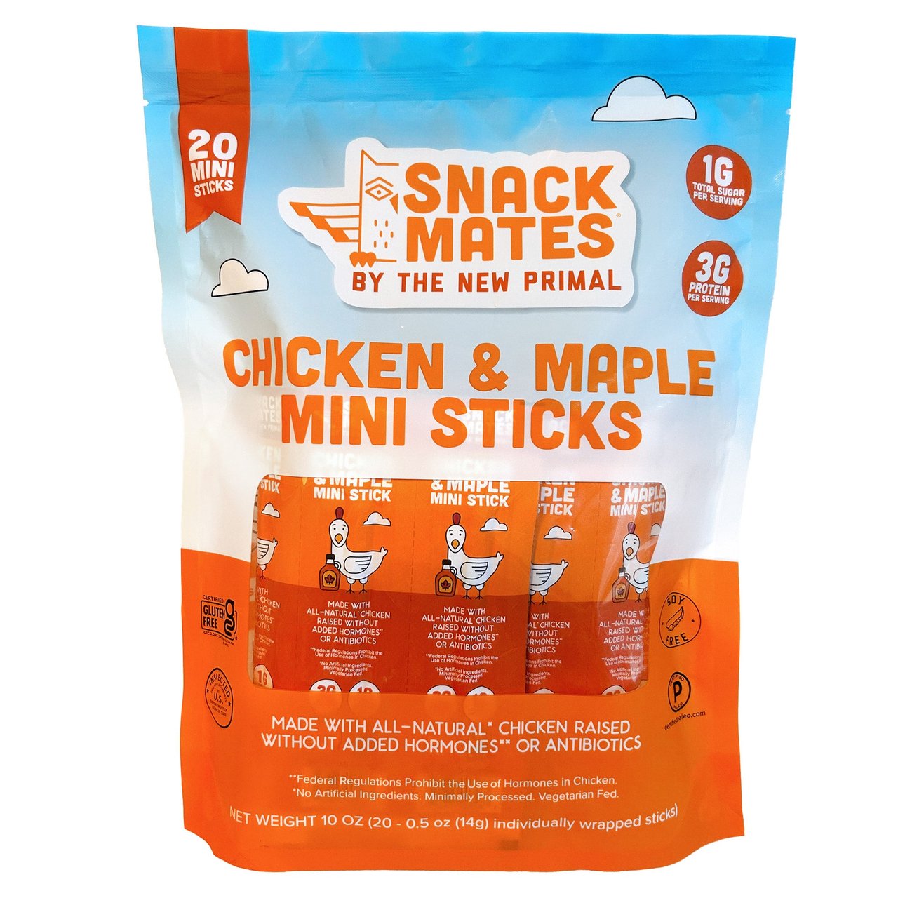 Snack Mates Chicken & Maple Mini 20 CT - Image 1
