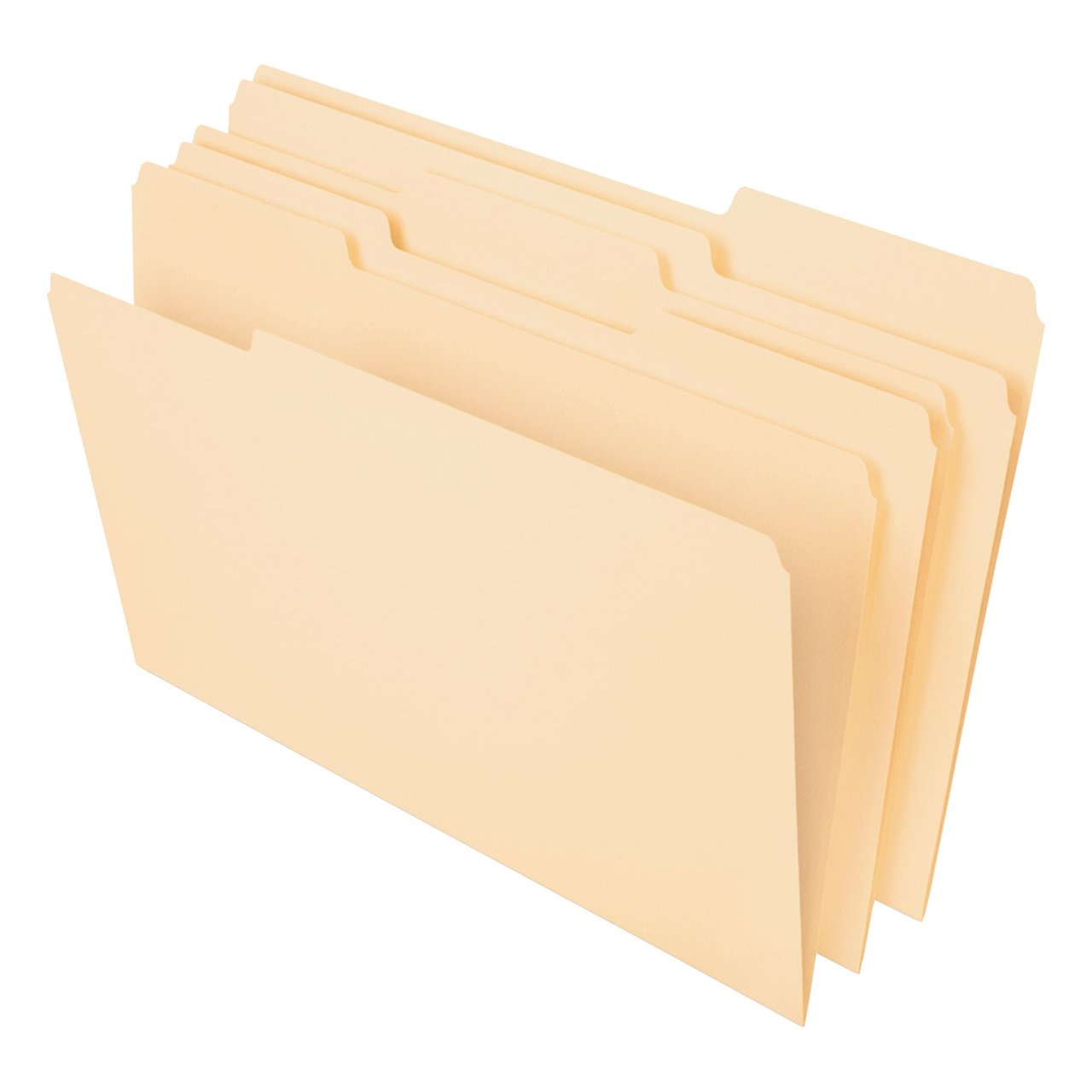 Pendaflex 1/3 Cut Top Tab Manila File Folders, Legal Size, 100 Count (PFX75313) - Image 1