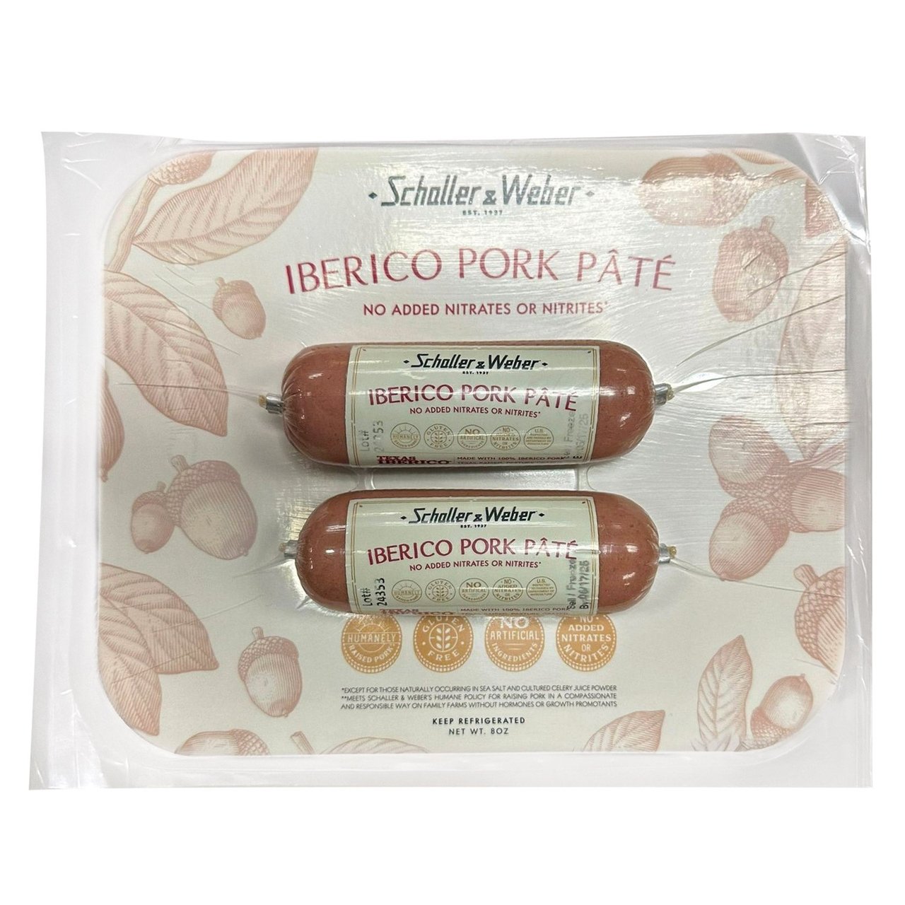 Schaller & Weber Iberico Pork Pâté 2/4 oz - Image 1