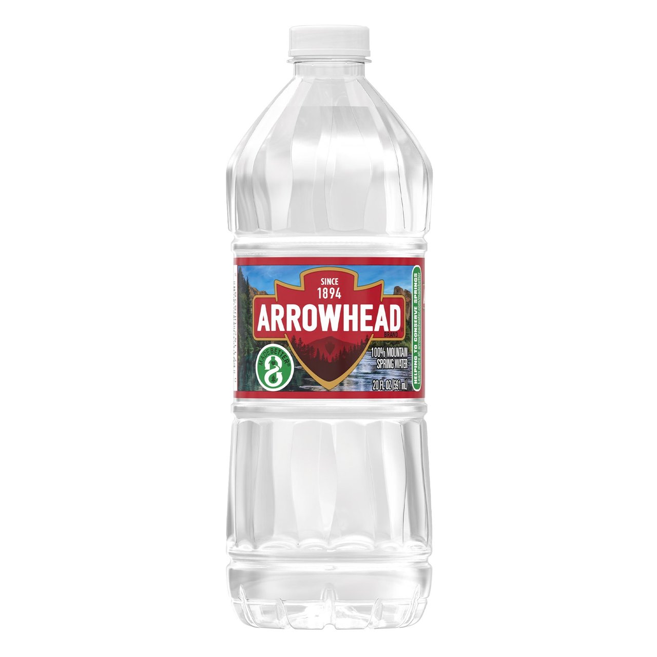 Arrowhead Spring Water, 20 oz, 28-Count - Image 1