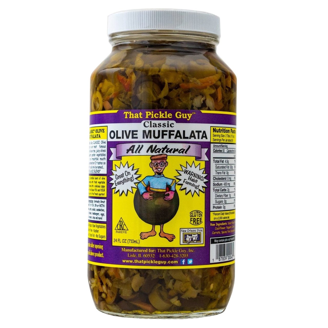 That Pickle Guy Olive Muffalata 24 oz
