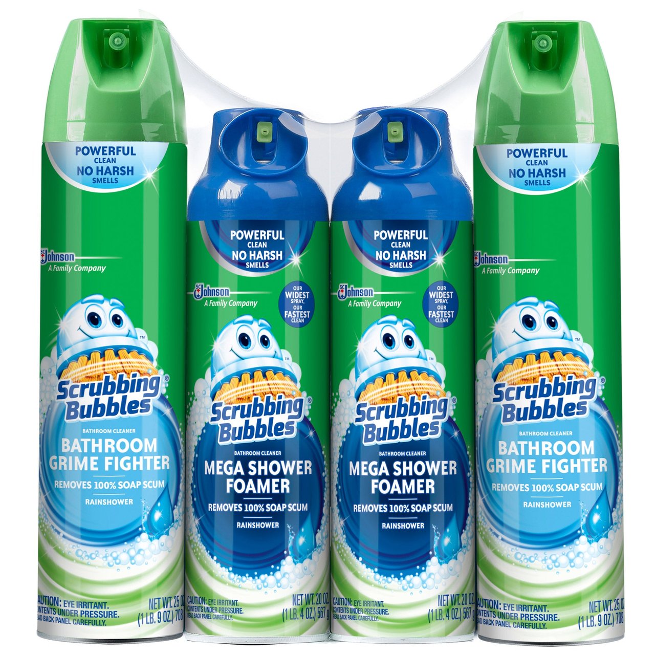Scrubbing Bubbles Bathroom Combo Pack, 2/25 oz + 2/20 oz - Image 1