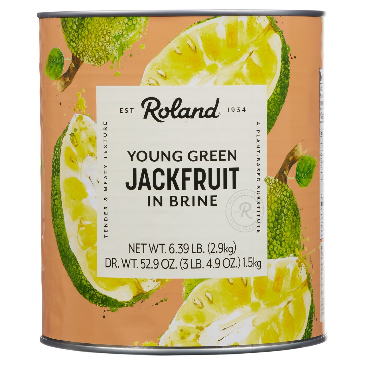 Roland Young Green Jackfruit in Brine, 6.39 Lbs - Image 1