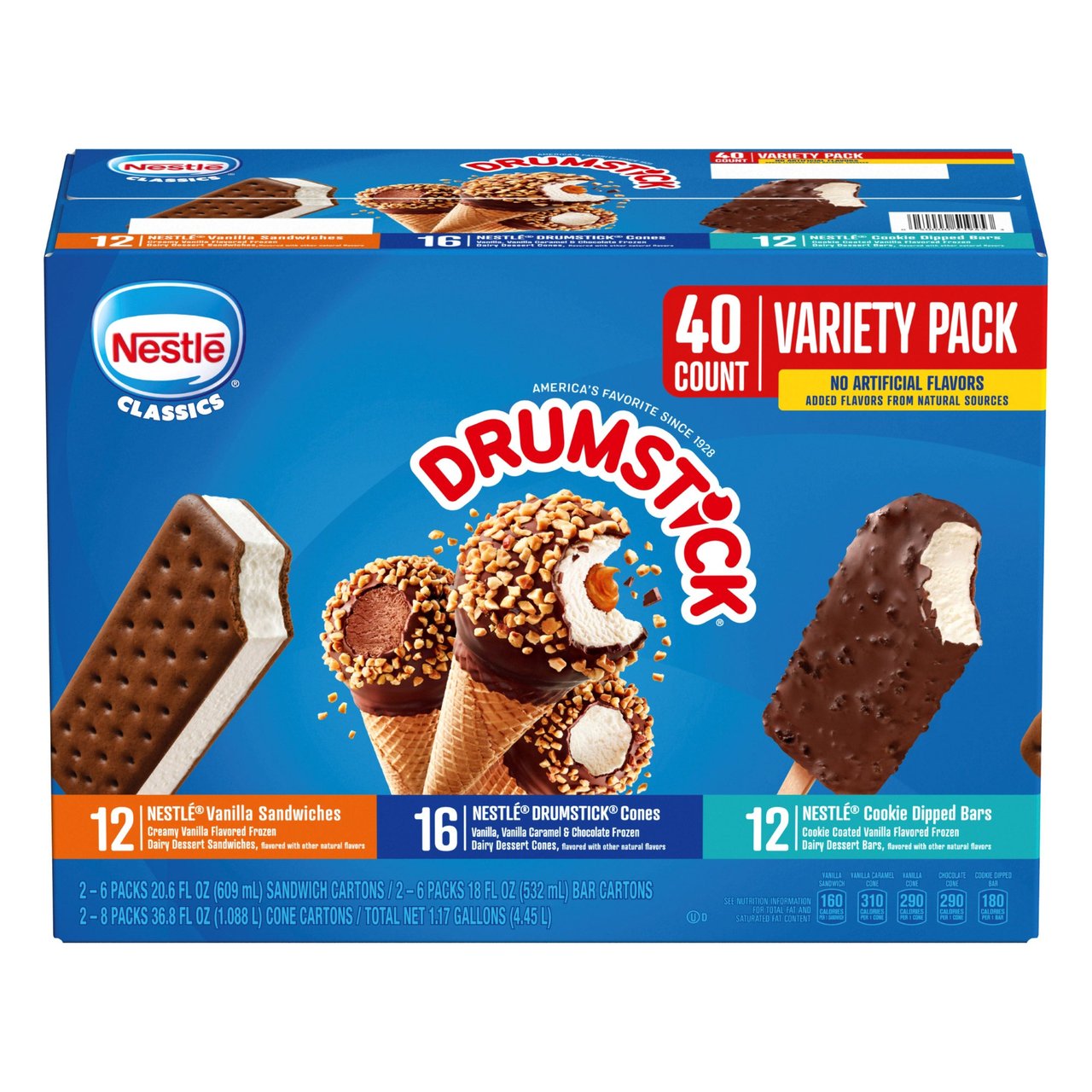 Nestle Ice Cream Variety Pack 40 CT