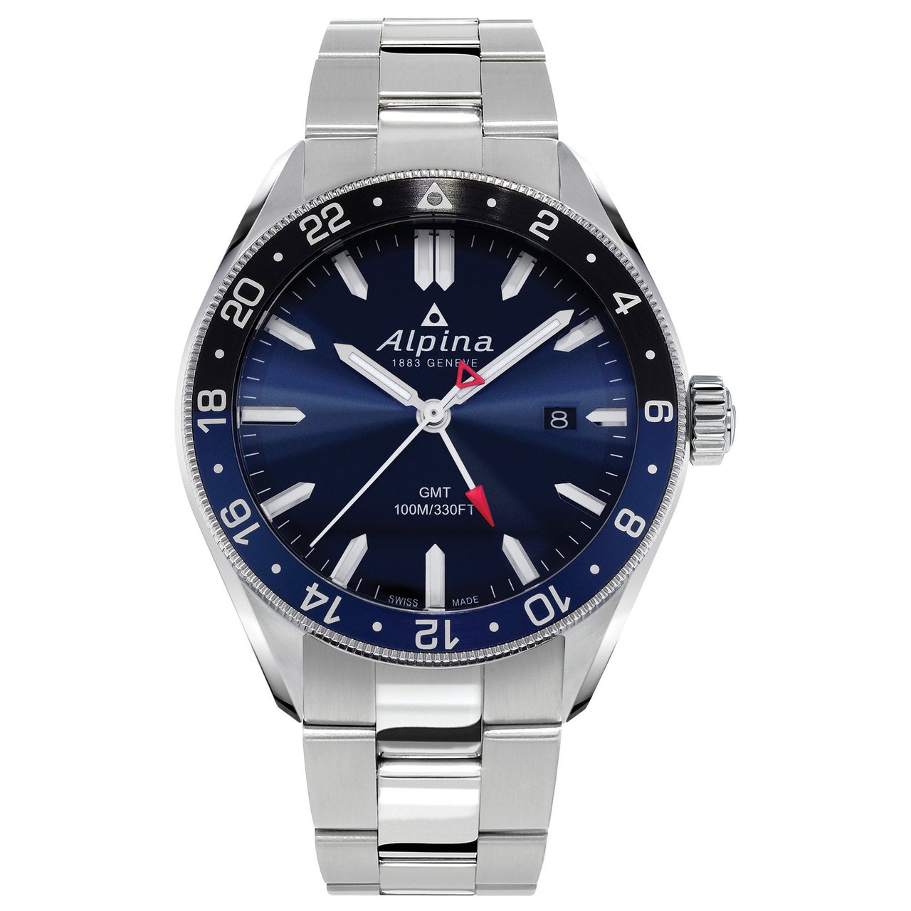 Alpina Startimer Stainless Steel Men's Quartz Watch