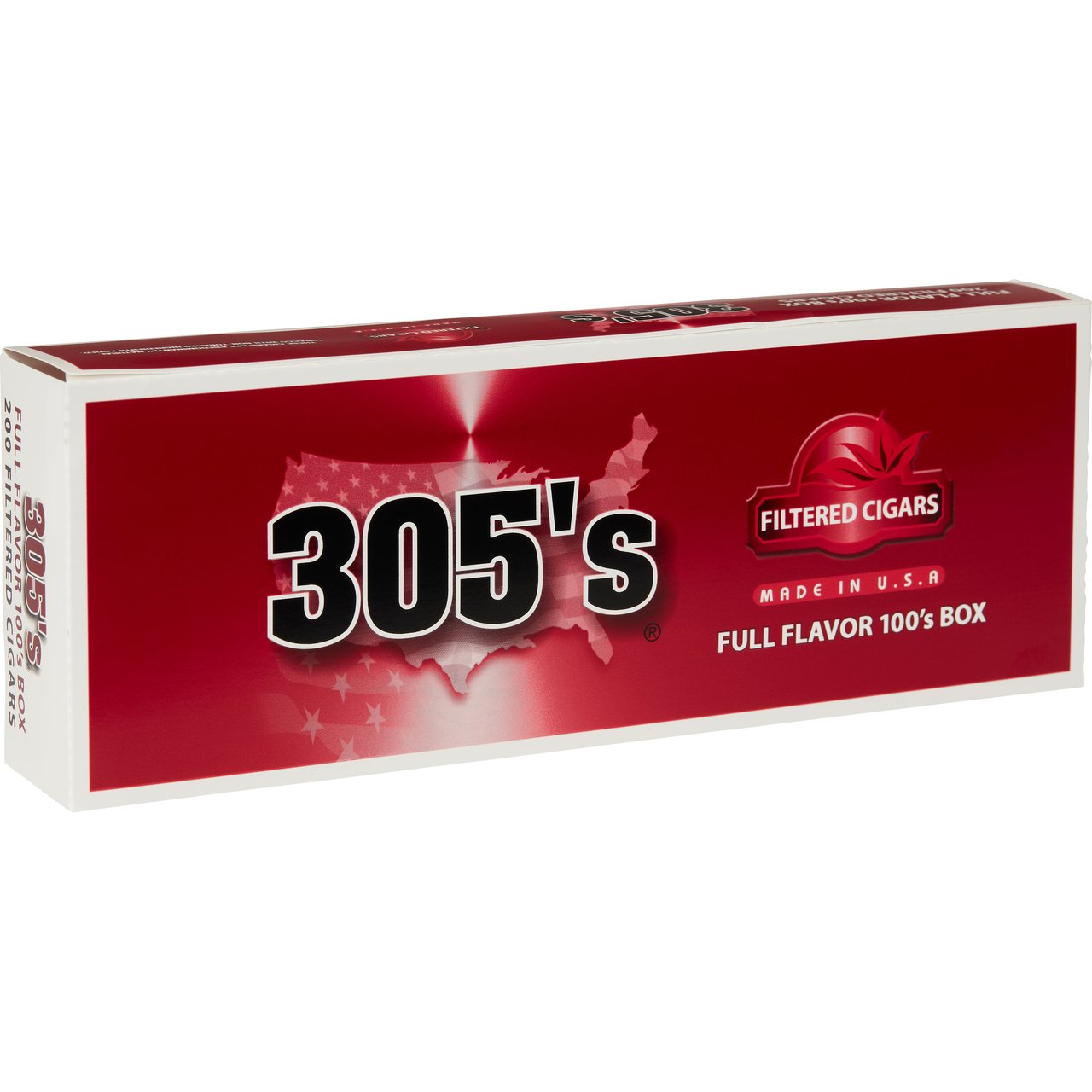 305's Filtered Cigars Full Flavor 100's, 10-Pack/20 ct. (#1315300)