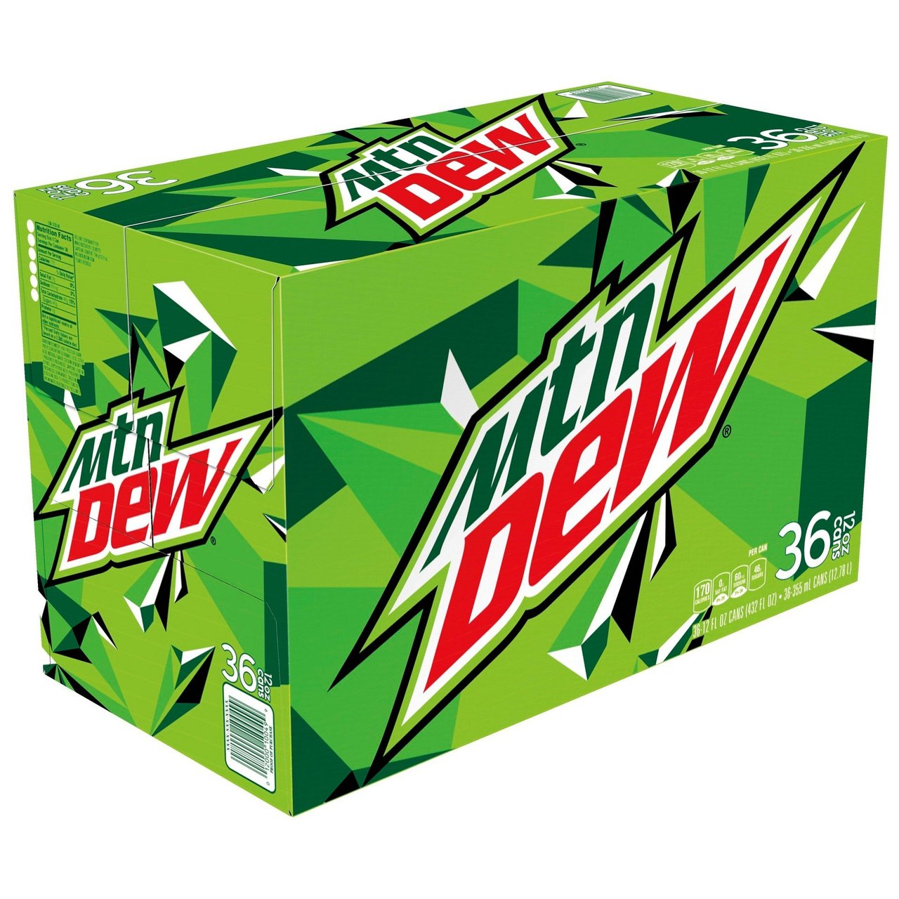 Mountain Dew 36/12 Ounce Cans - Image 1