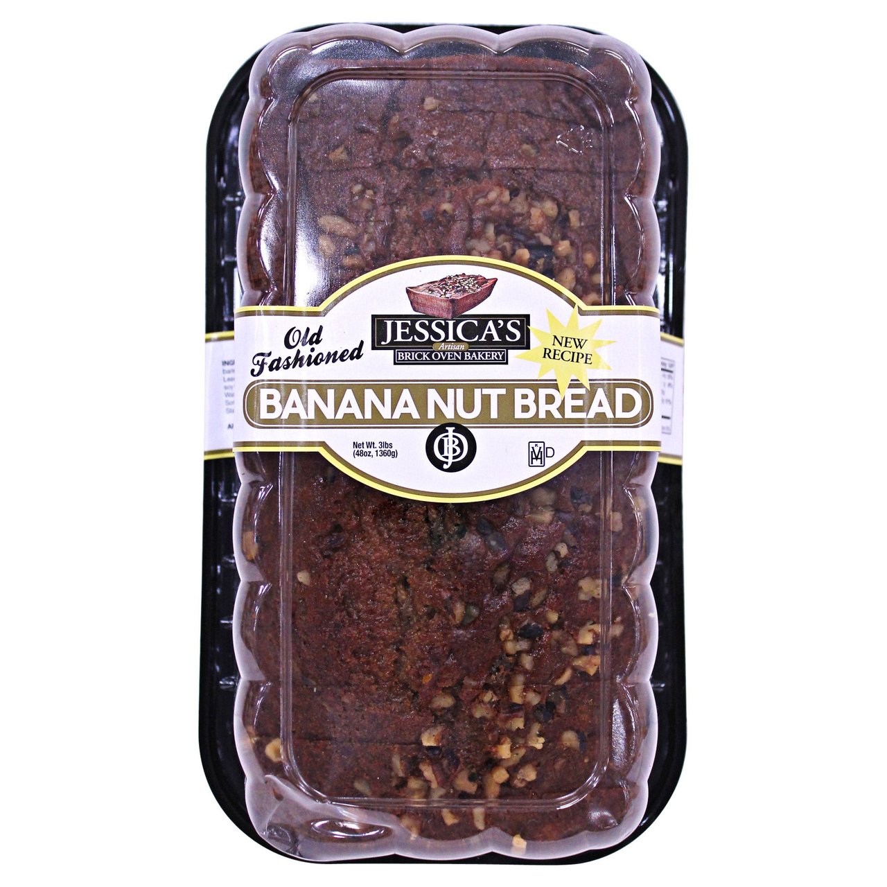 Jessica's Banana Nut Loaf 48 oz (3 lbs)