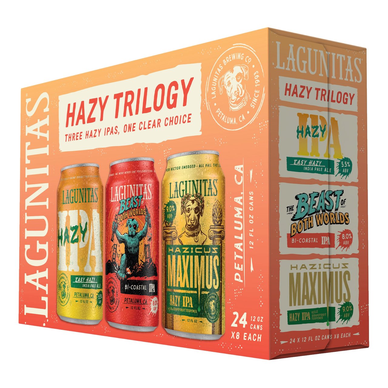 Lagunitas Brewing Hazy Trilogy, Petaluma, 24/12 oz Cans