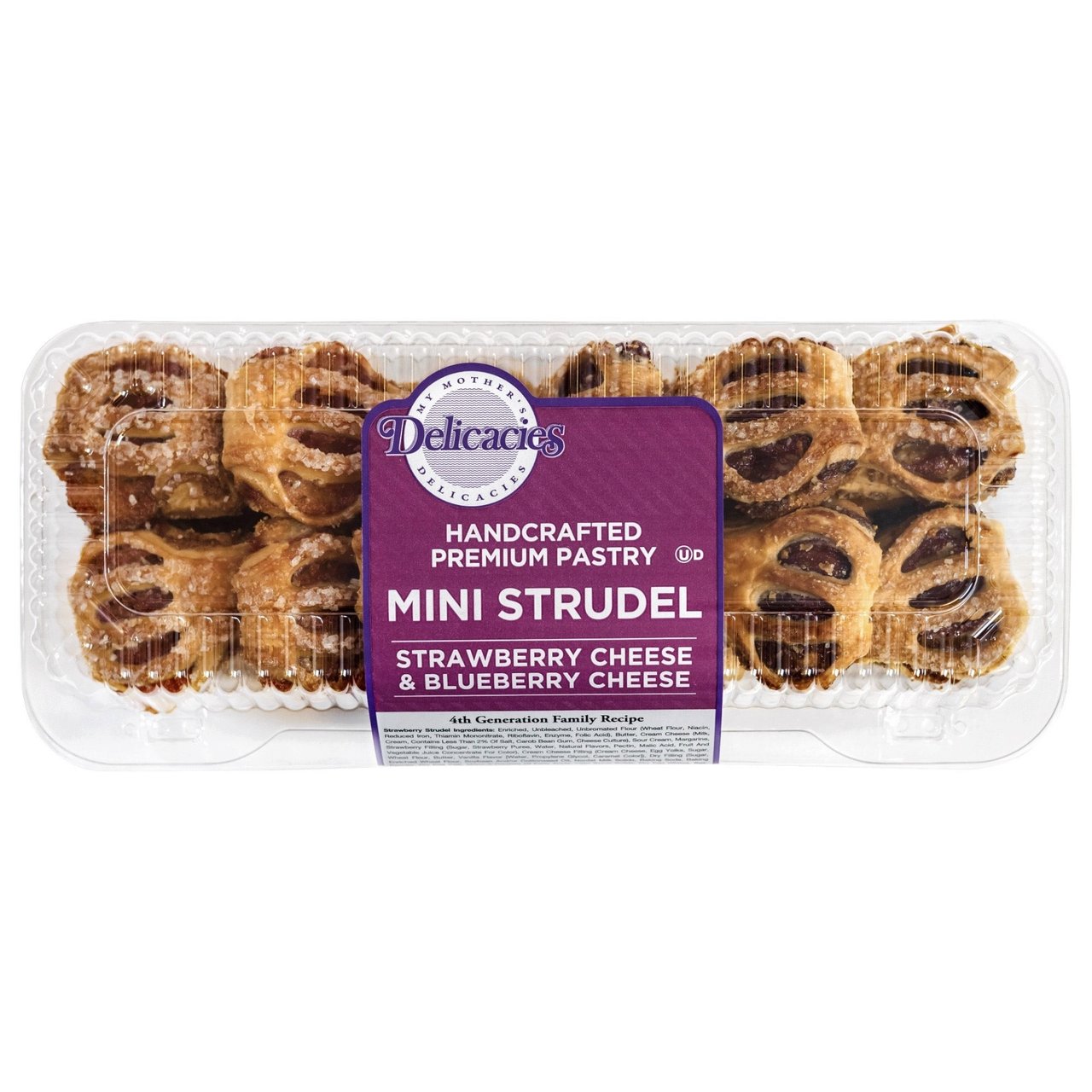 My Mother's Delicacies Strawberry + Blueberry Mini Strudels 19 oz - Image 1