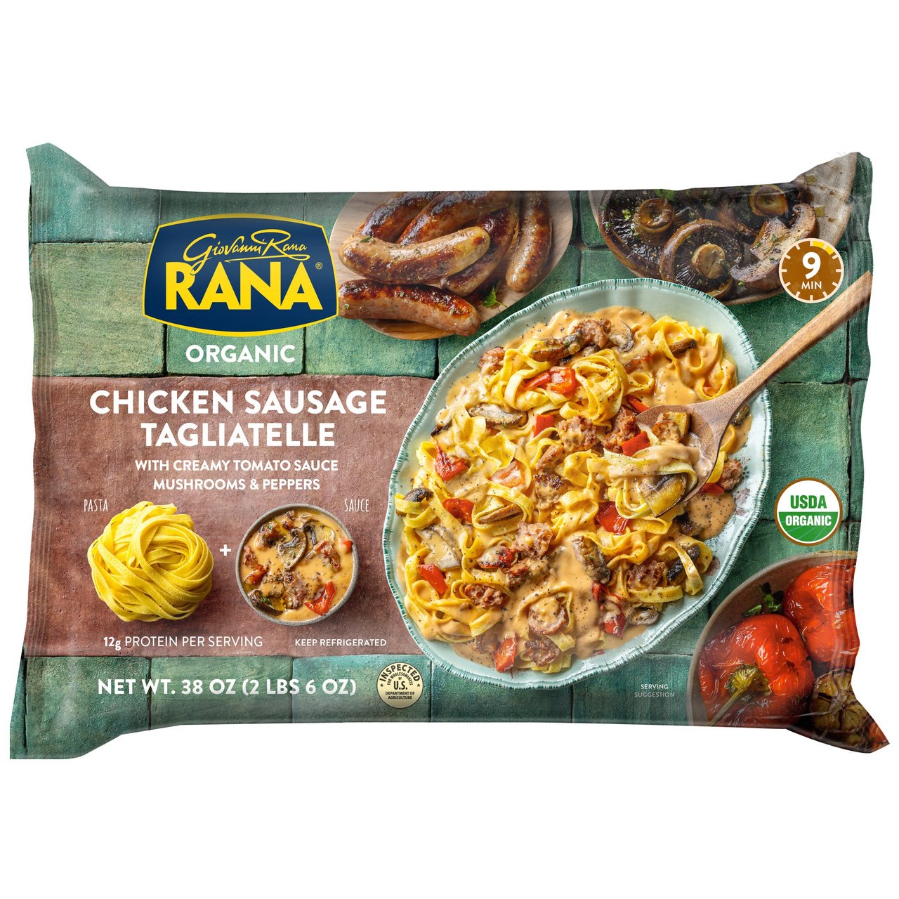 Rana Organic Chicken Sausage with Creamy Tomato Sauce 38 oz - Image 1