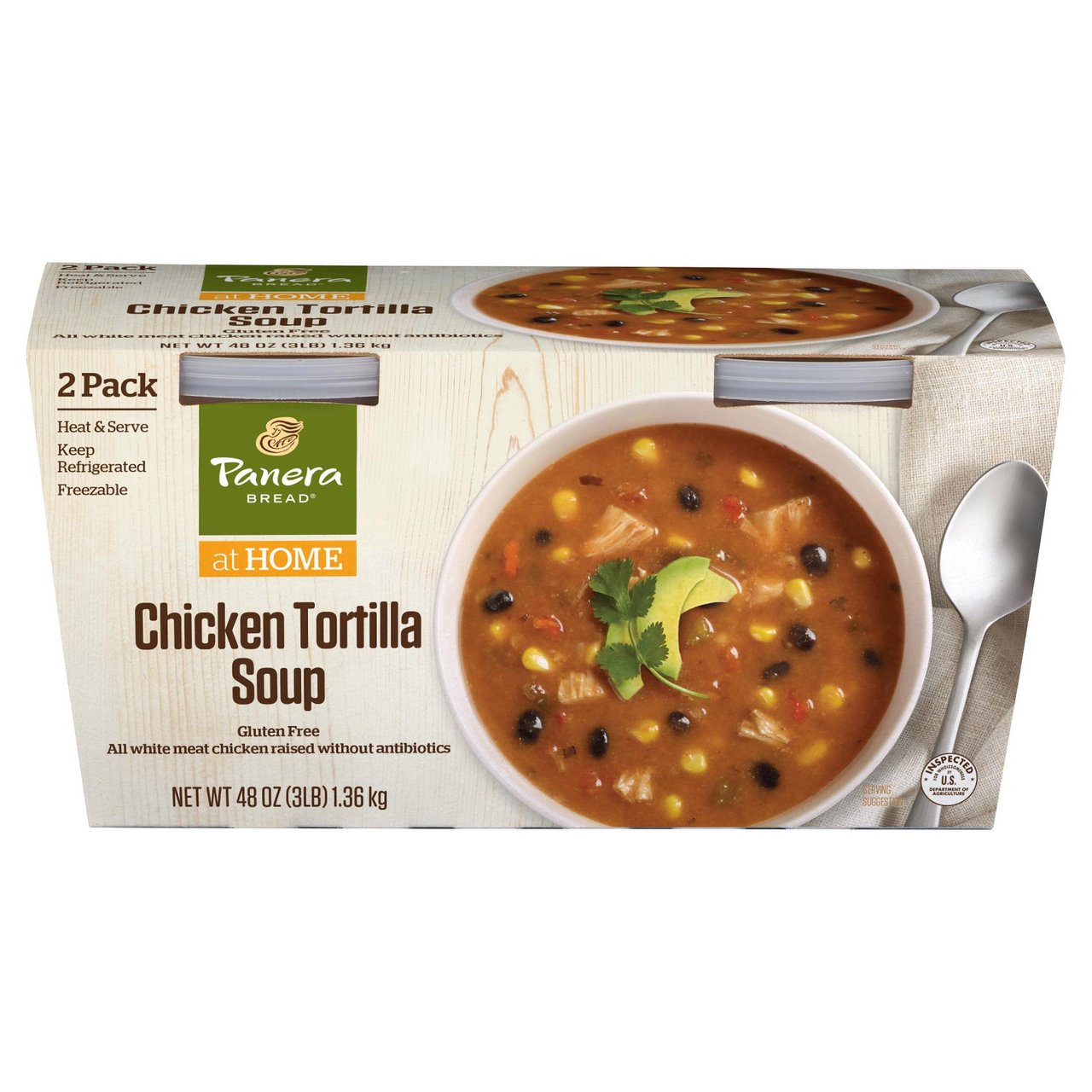 Panera Chicken Tortilla Soup 2-Pack 24 oz